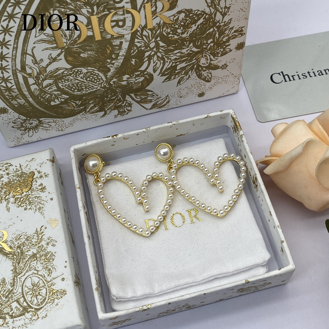 【DIOR】ディオール  ファッションスタイルのイヤリング-BRAND OFF