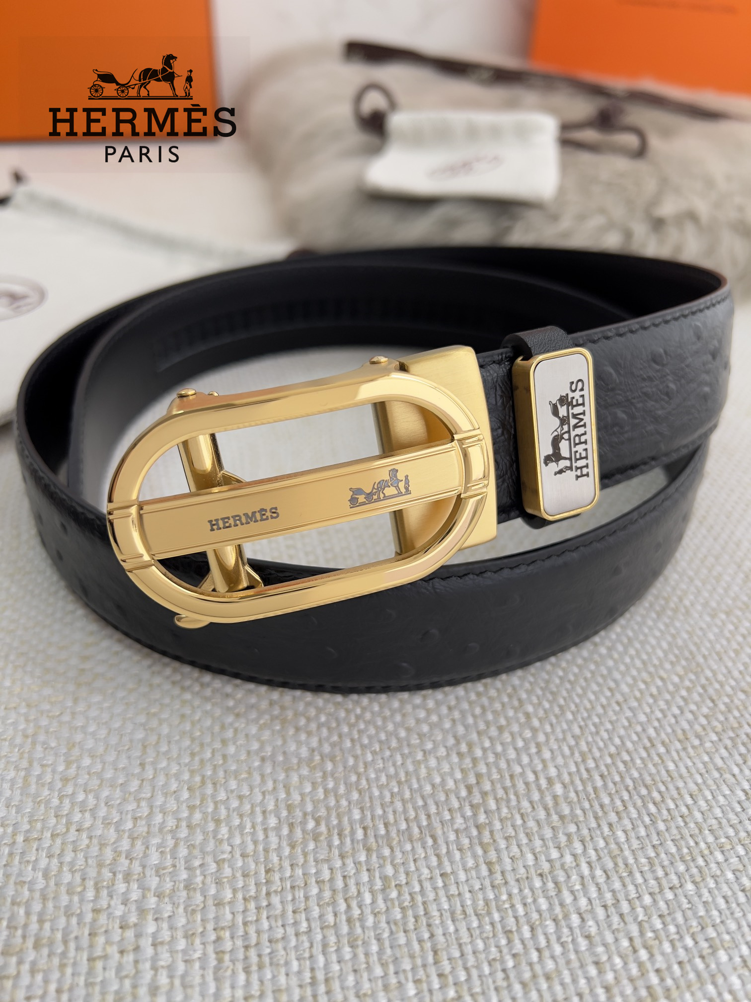 【HERMES】(エルメス) 3.5cm   ベルト メンズ-BRAND OFF