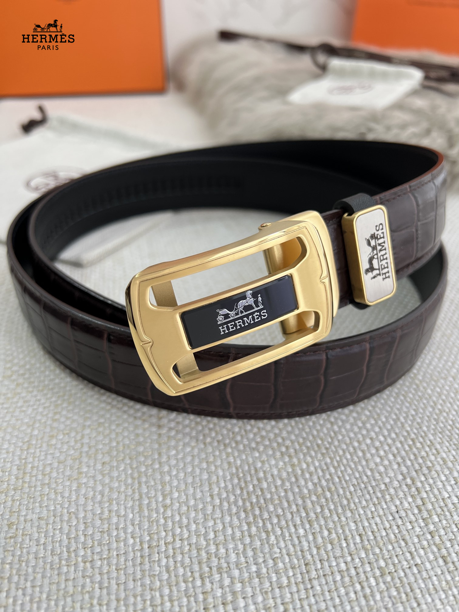 【2026】【HERMES】(エルメス) 3.5cmベルト メンズ-BRAND OFF