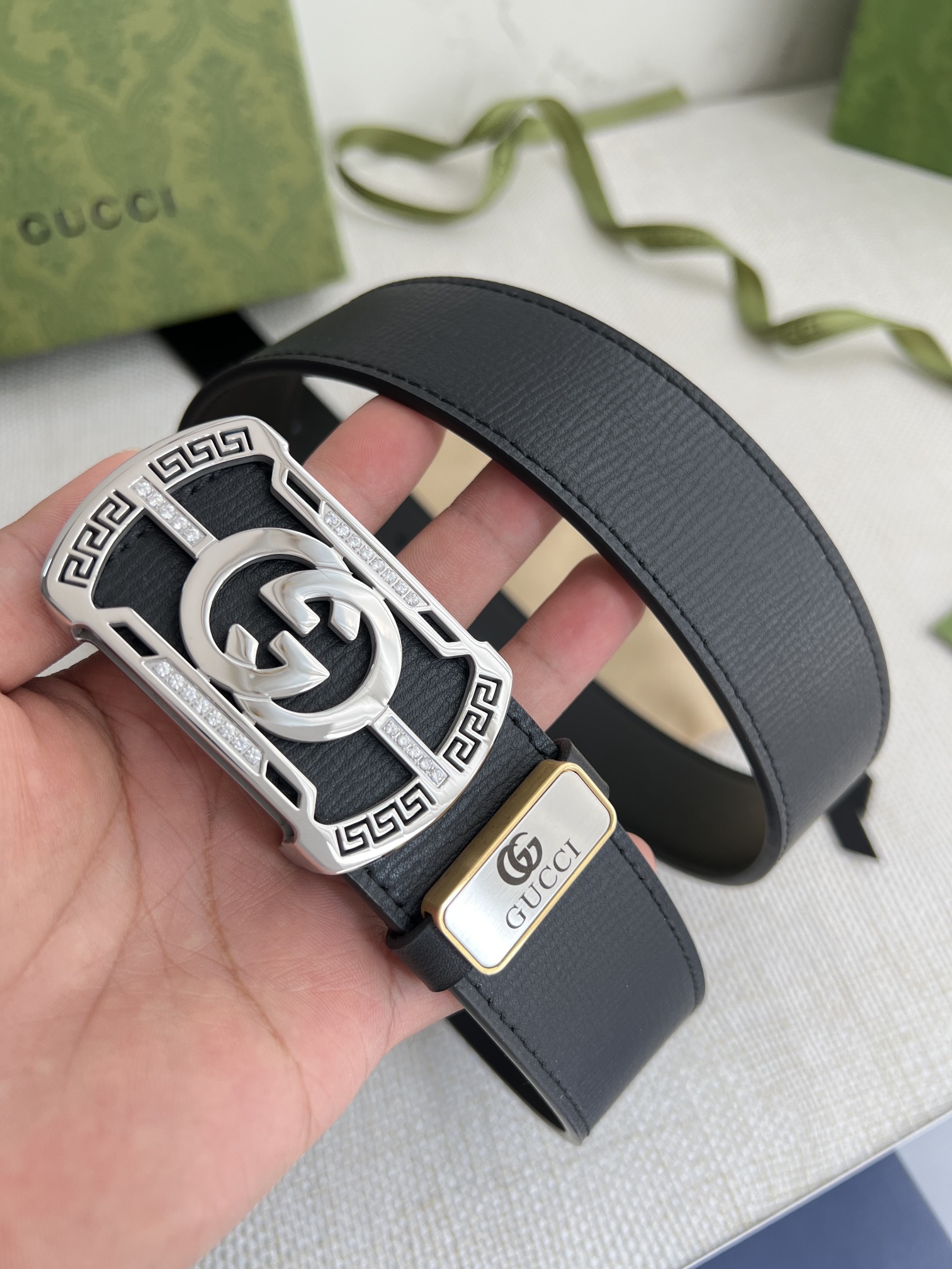 【GUCCI】(クッチ) 3.8cm   ベルト メンズ-BRAND OFF