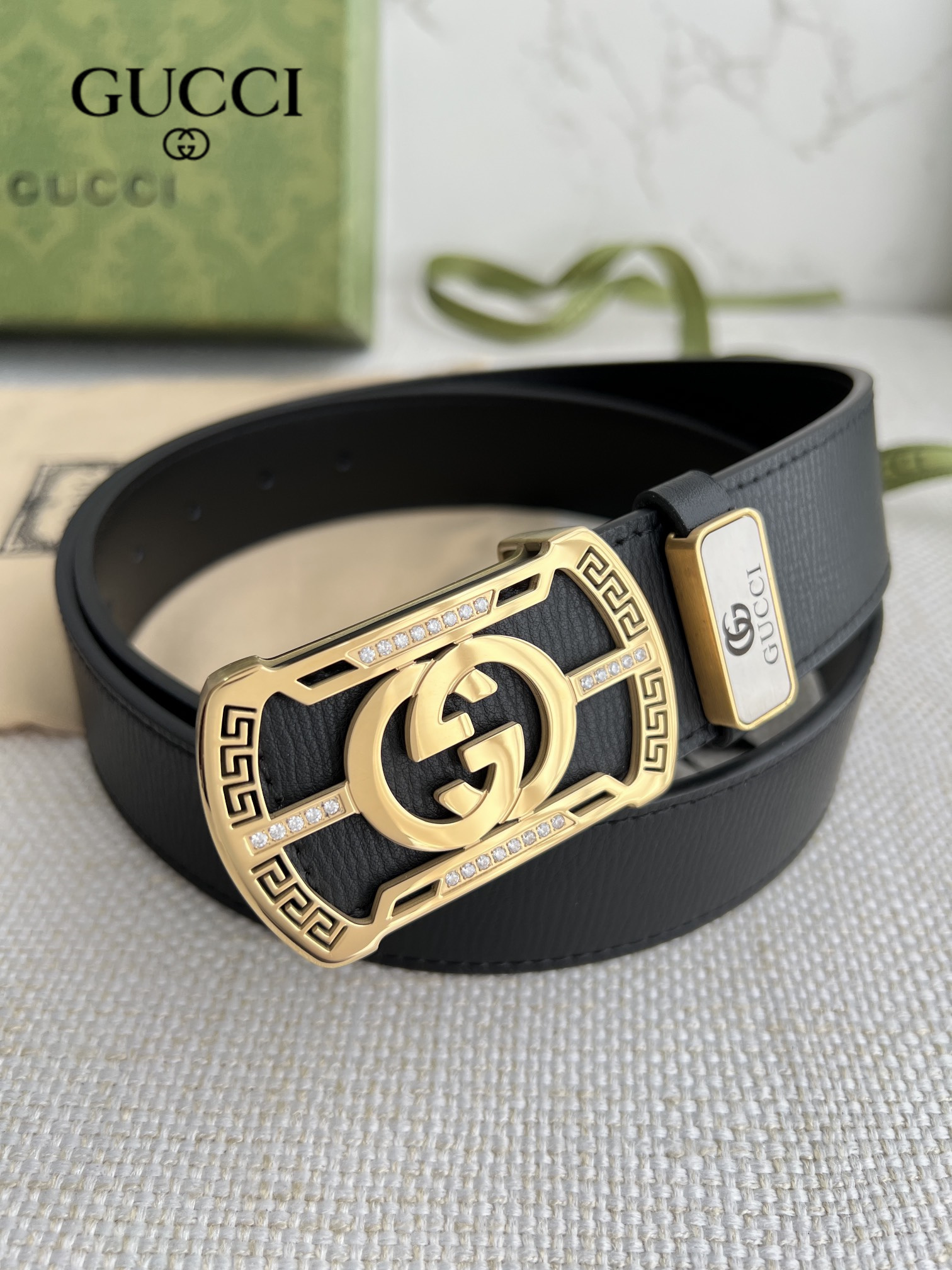 【GUCCI】(クッチ) 3.8cm   ベルト メンズ-BRAND OFF