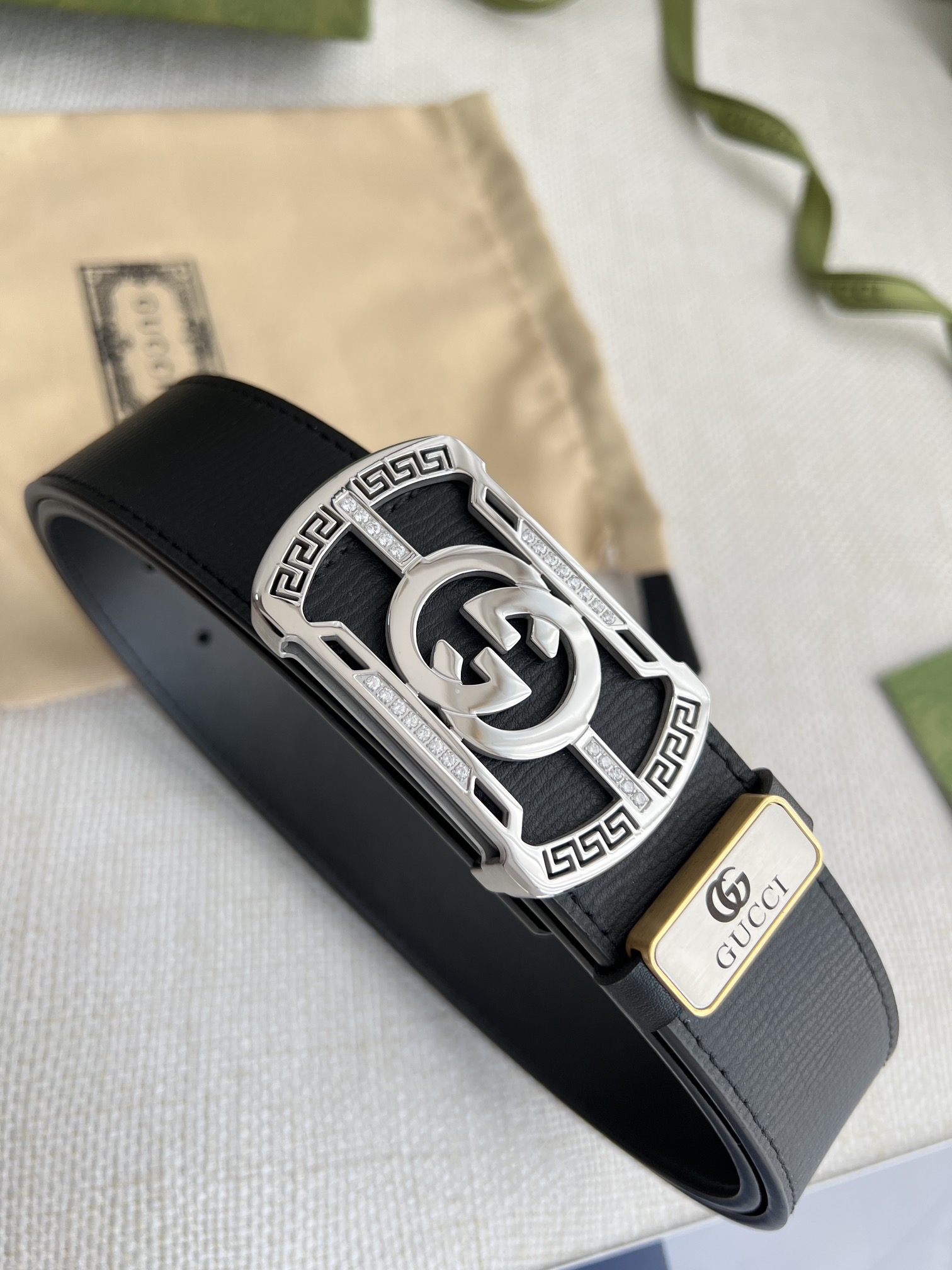 【GUCCI】(クッチ) 3.8cm   ベルト メンズ-BRAND OFF