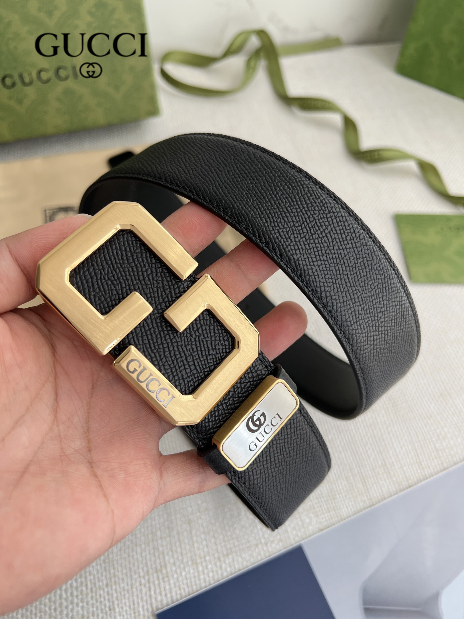 【GUCCI】(クッチ) 3.8cm   ベルト メンズ-BRAND OFF