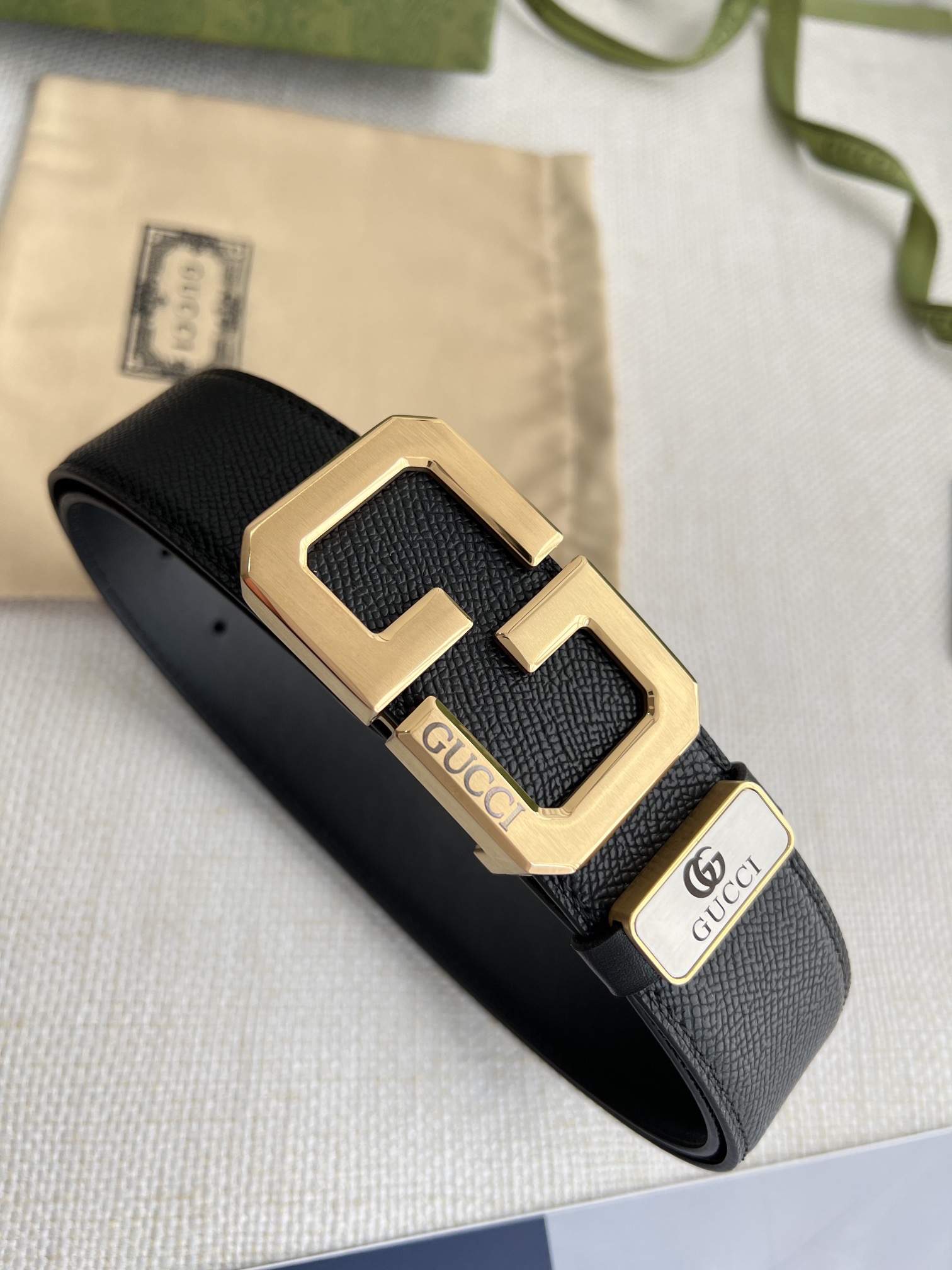 【GUCCI】(クッチ) 3.8cm   ベルト メンズ-BRAND OFF