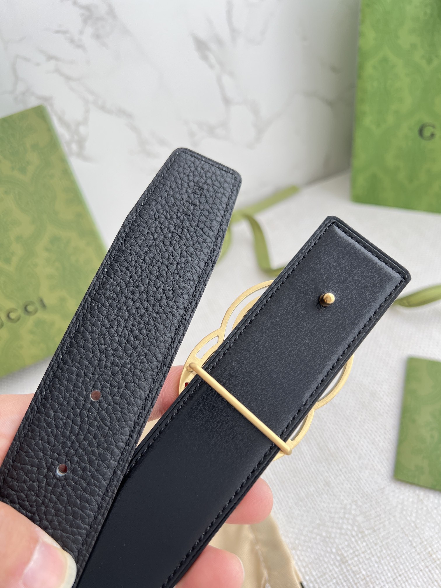【GUCCI】(クッチ) 3.8cm   ベルト メンズ-BRAND OFF