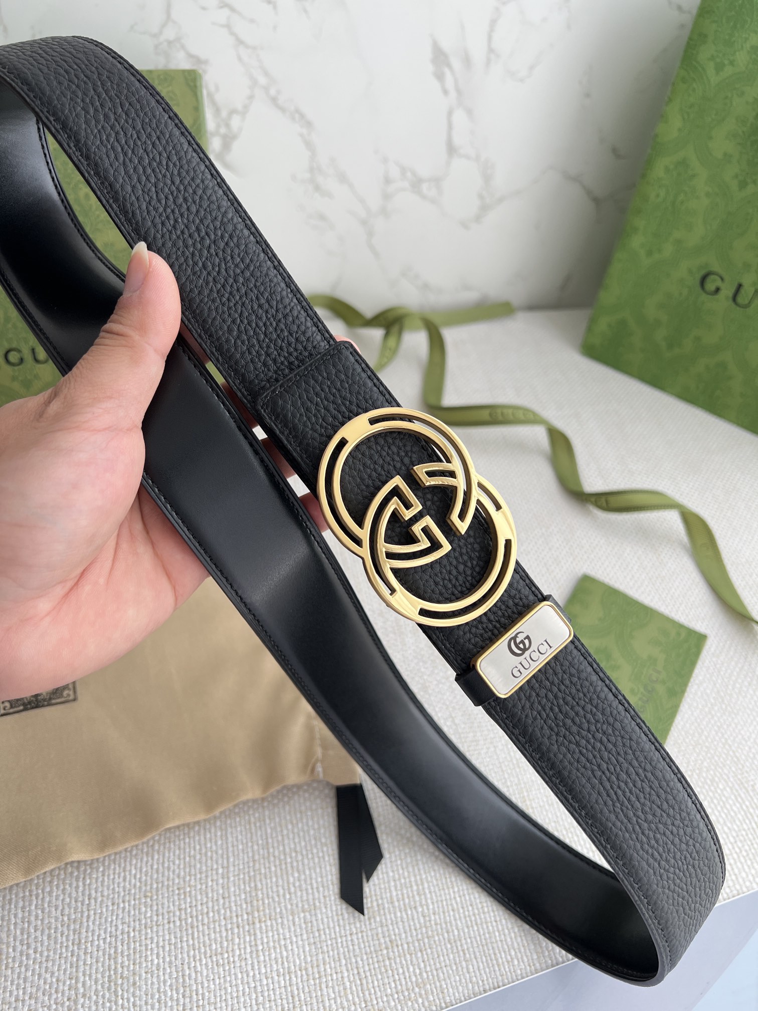 【GUCCI】(クッチ) 3.8cm   ベルト メンズ-BRAND OFF