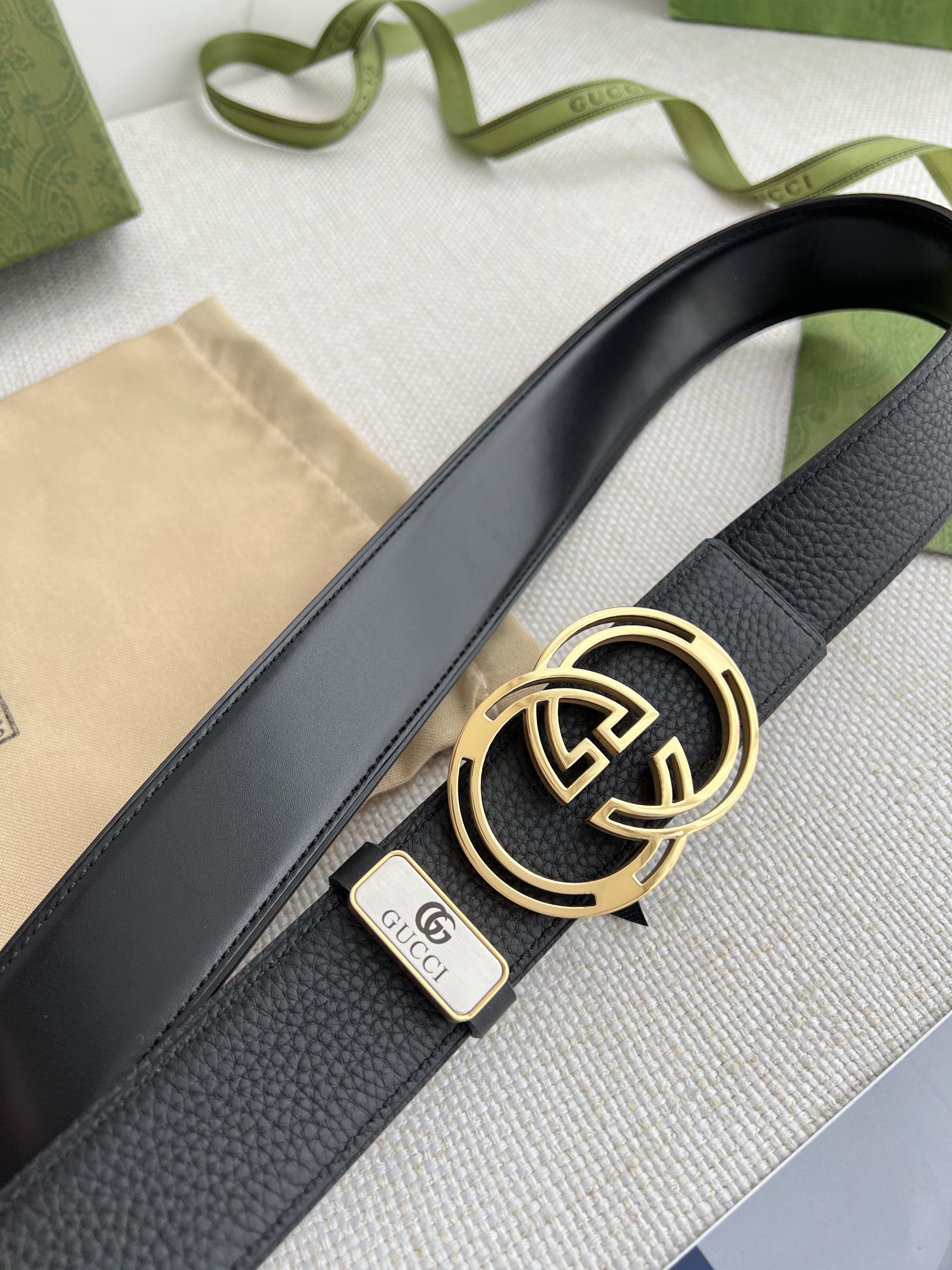 【GUCCI】(クッチ) 3.8cm   ベルト メンズ-BRAND OFF