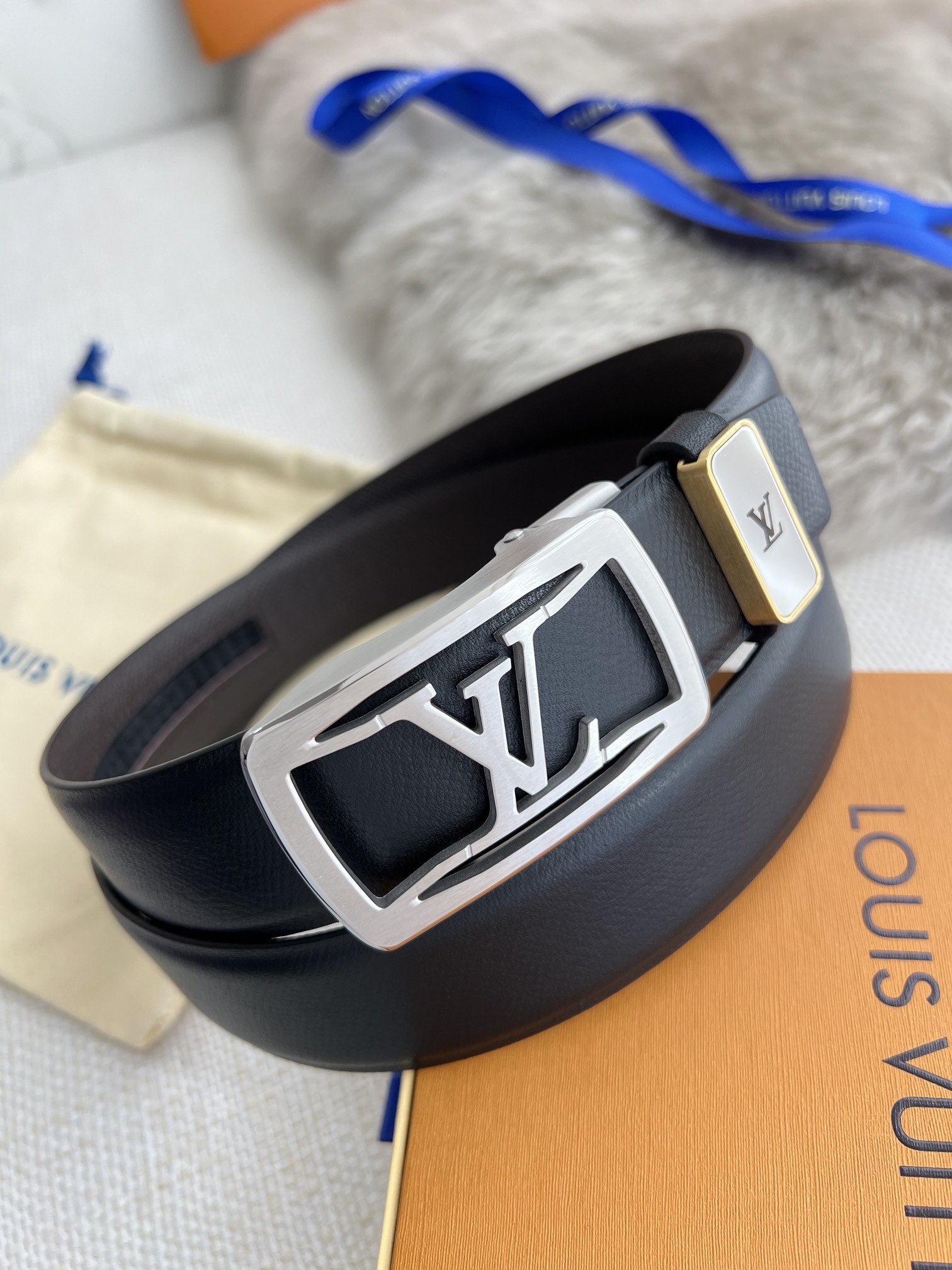 【LOUIS VUITTON】(ルイヴィトン) 3.5cmベルト メンズ-BRAND OFF
