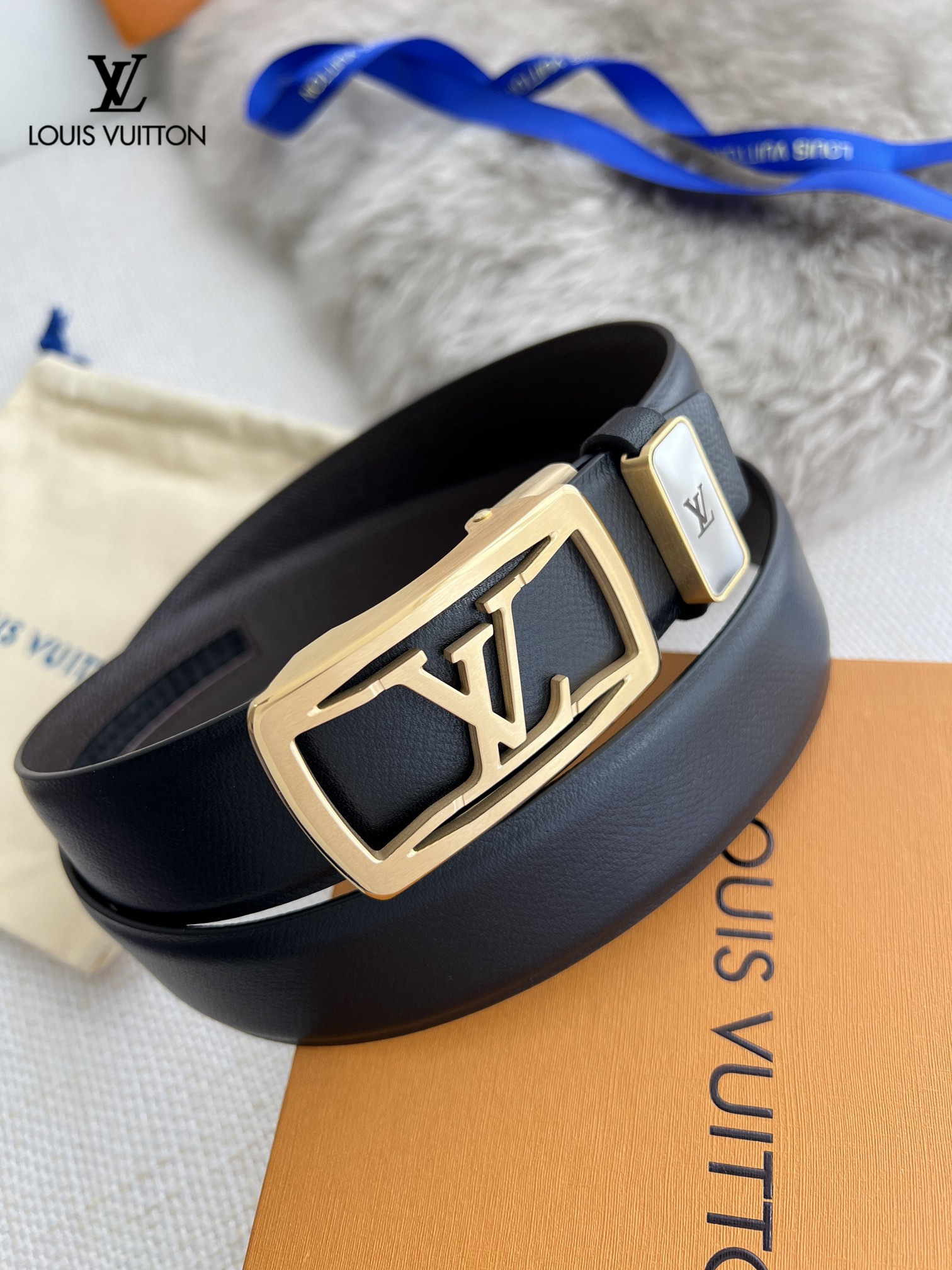 【LOUIS VUITTON】(ルイヴィトン) 3.5cmベルト メンズ-BRAND OFF