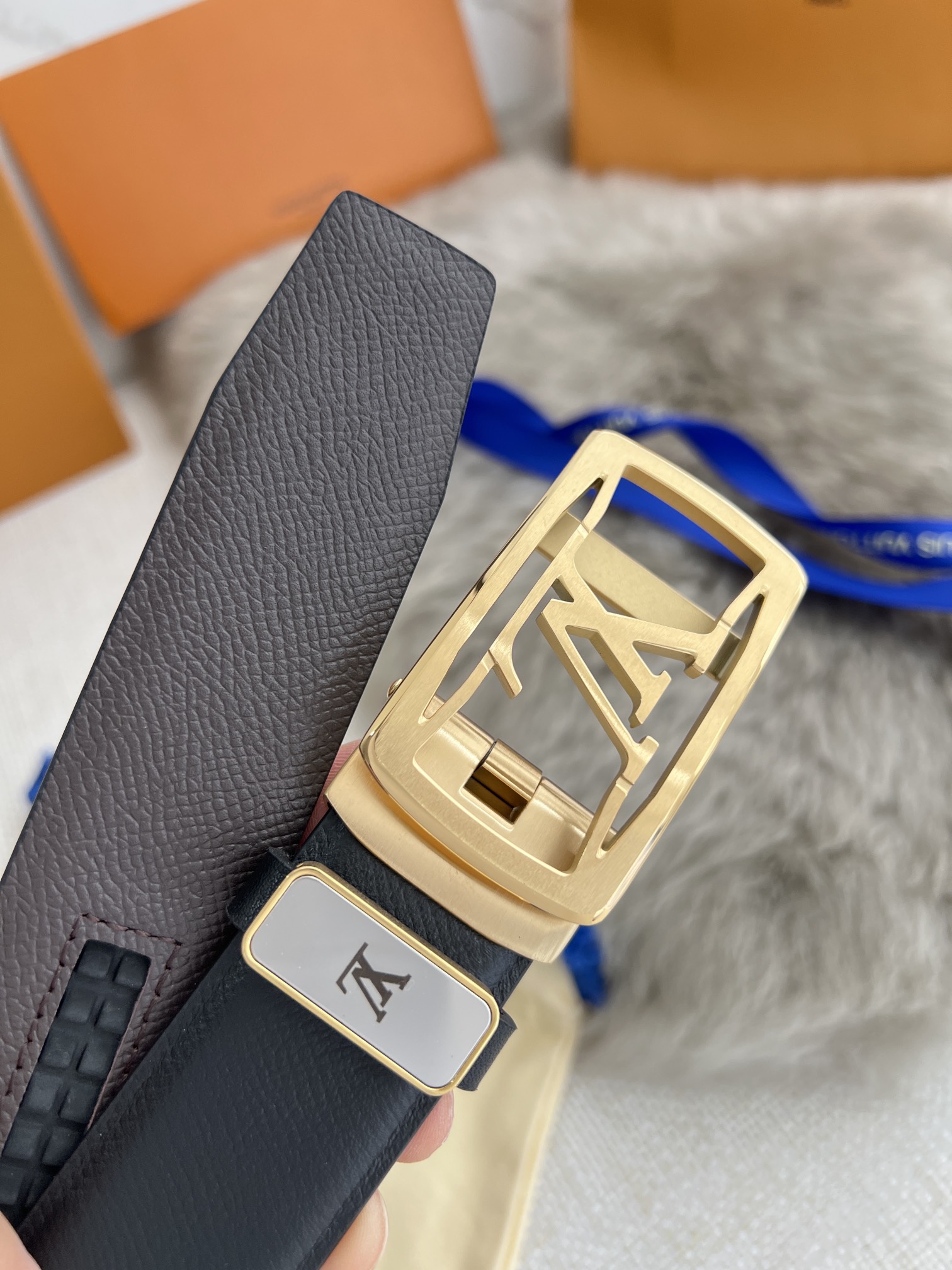 【LOUIS VUITTON】(ルイヴィトン) 3.5cmベルト メンズ-BRAND OFF