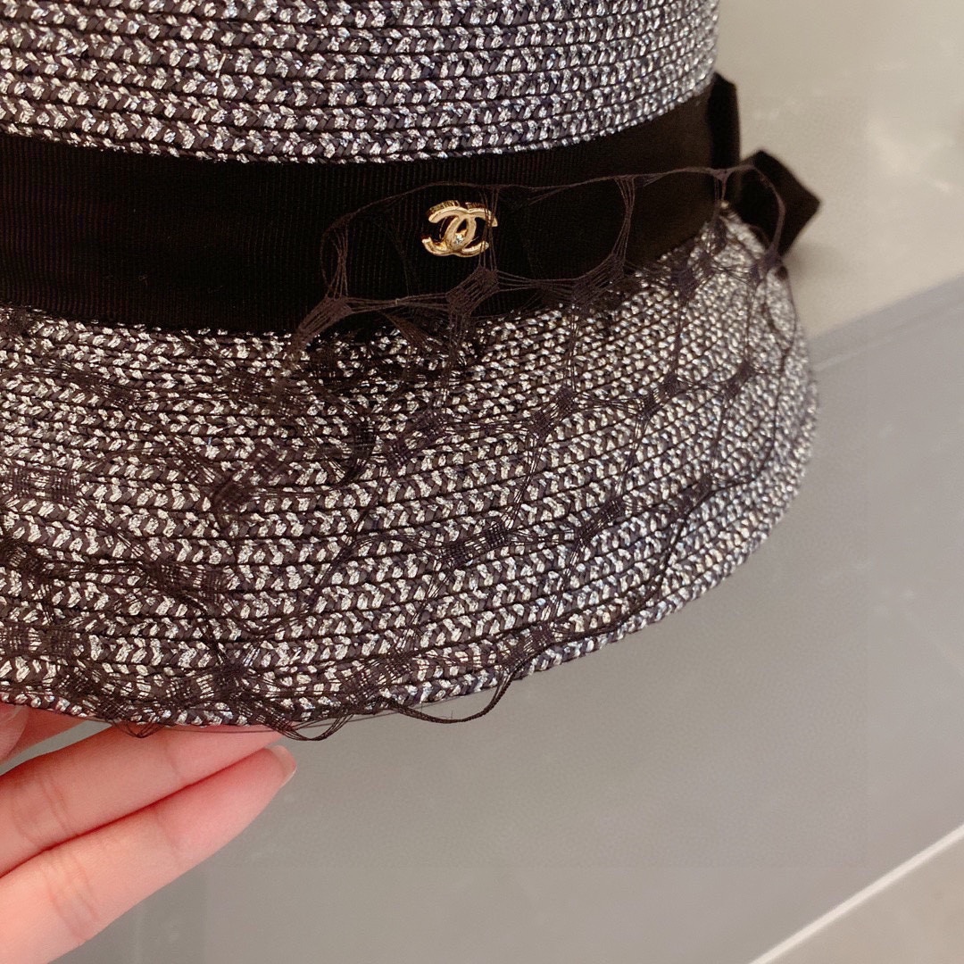 【CHANEL シャネル 】【数量限定】 麦わら帽子-BRAND OFF