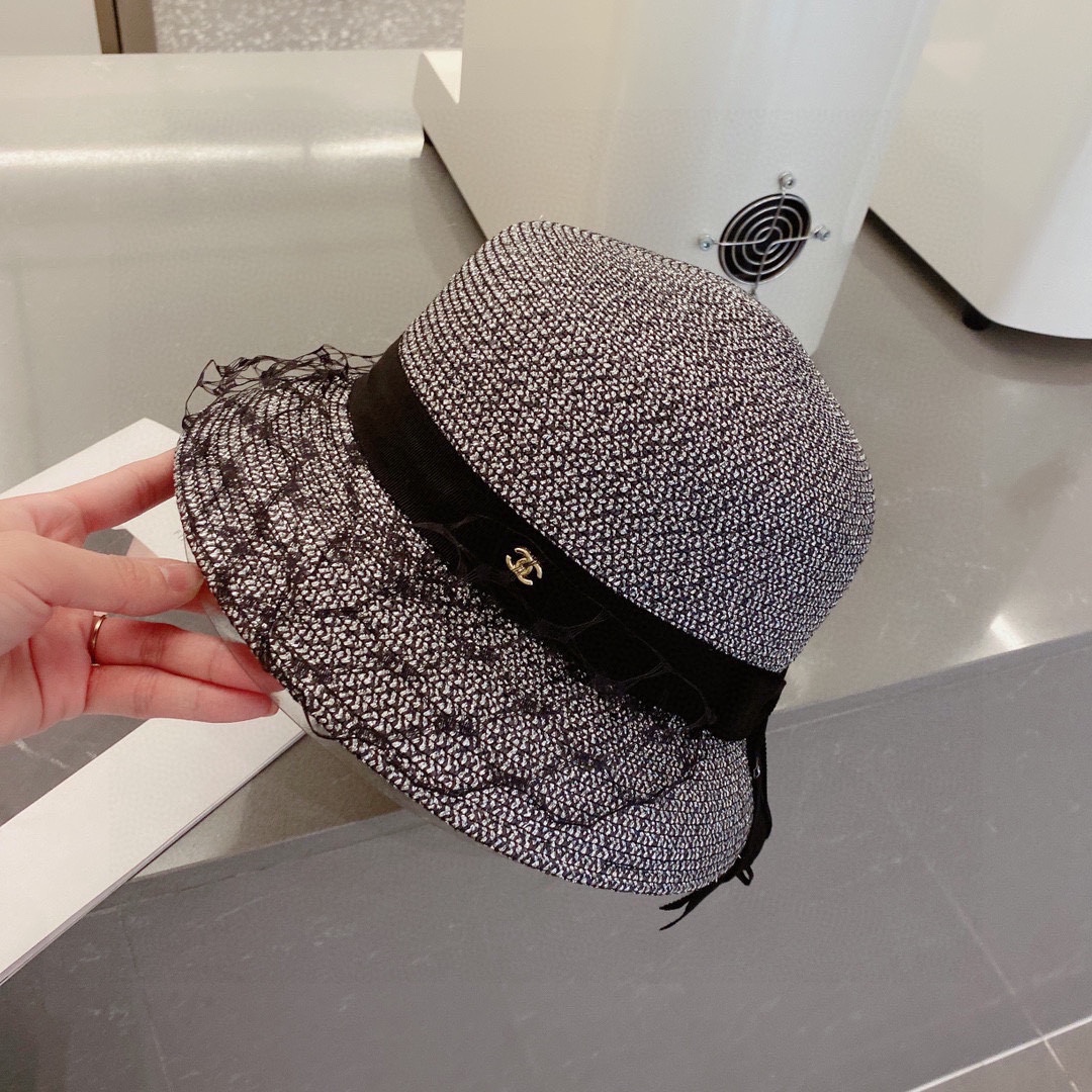 【CHANEL シャネル 】【数量限定】 麦わら帽子-BRAND OFF