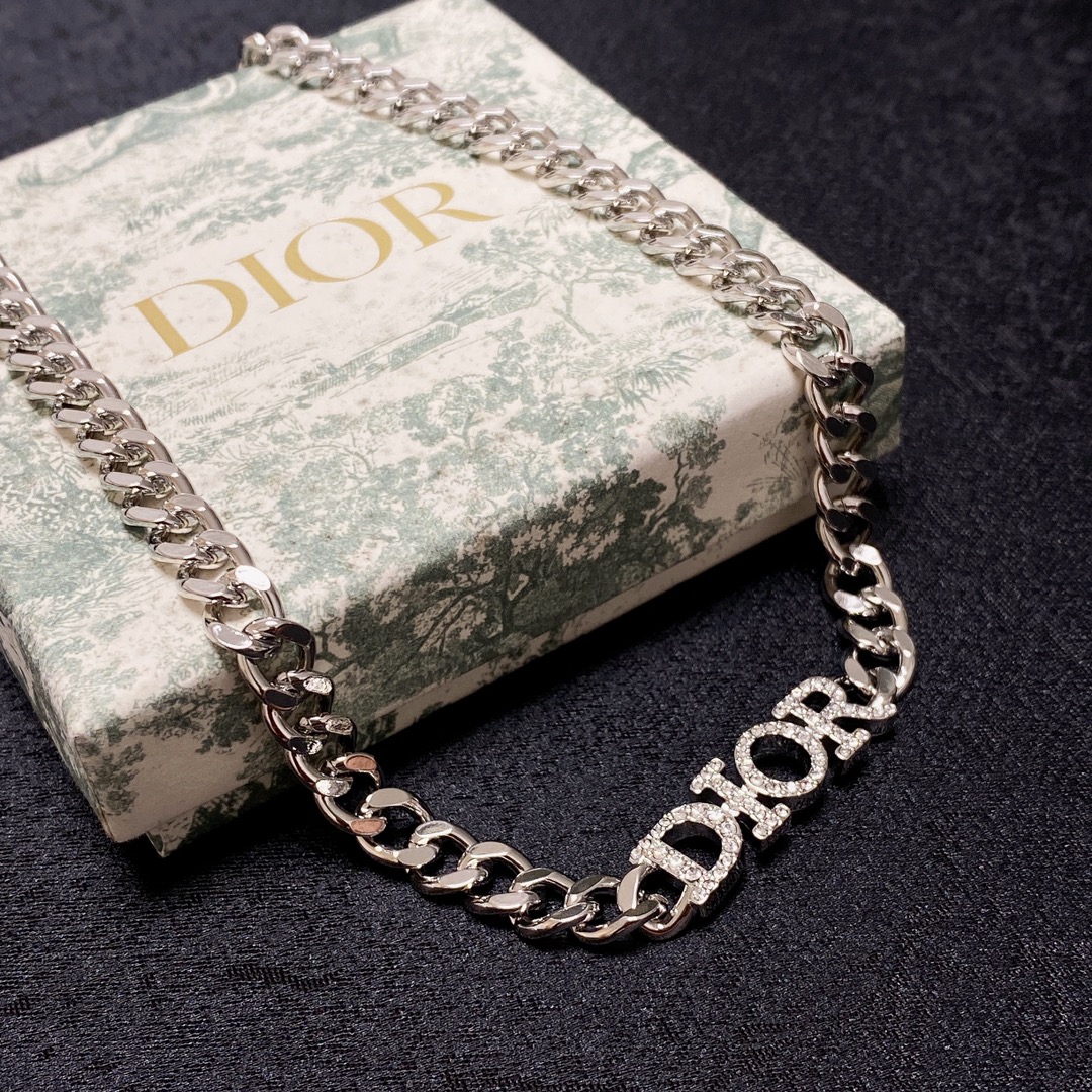 【2026】【DIOR】ネックレス、新しいネックレス万能シンプルファッションオーナメント-BRAND OFF