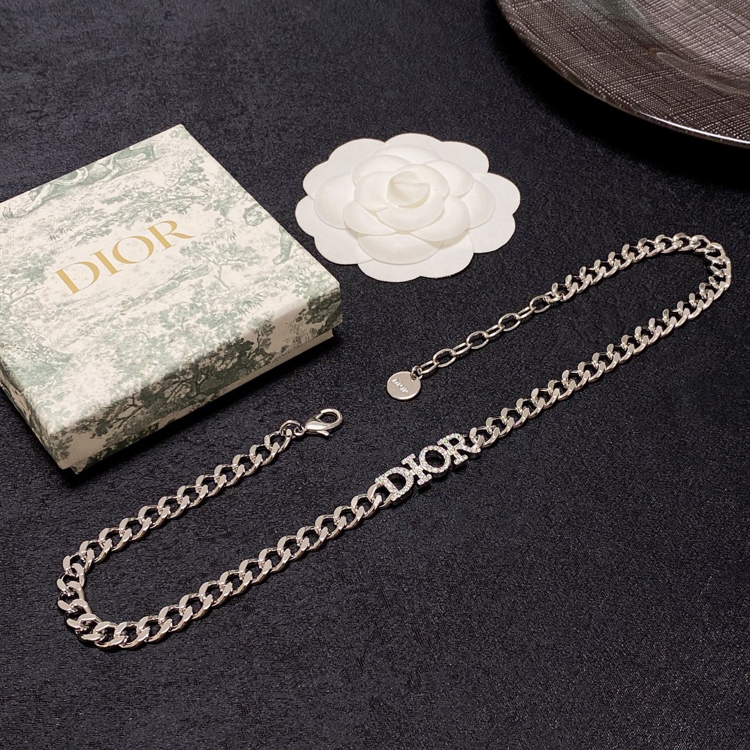 【2026】【DIOR】ネックレス、新しいネックレス万能シンプルファッションオーナメント-BRAND OFF