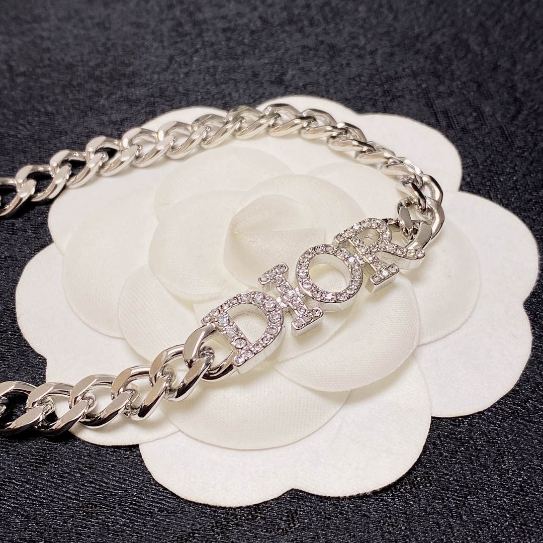 【2026】【DIOR】ネックレス、新しいネックレス万能シンプルファッションオーナメント-BRAND OFF