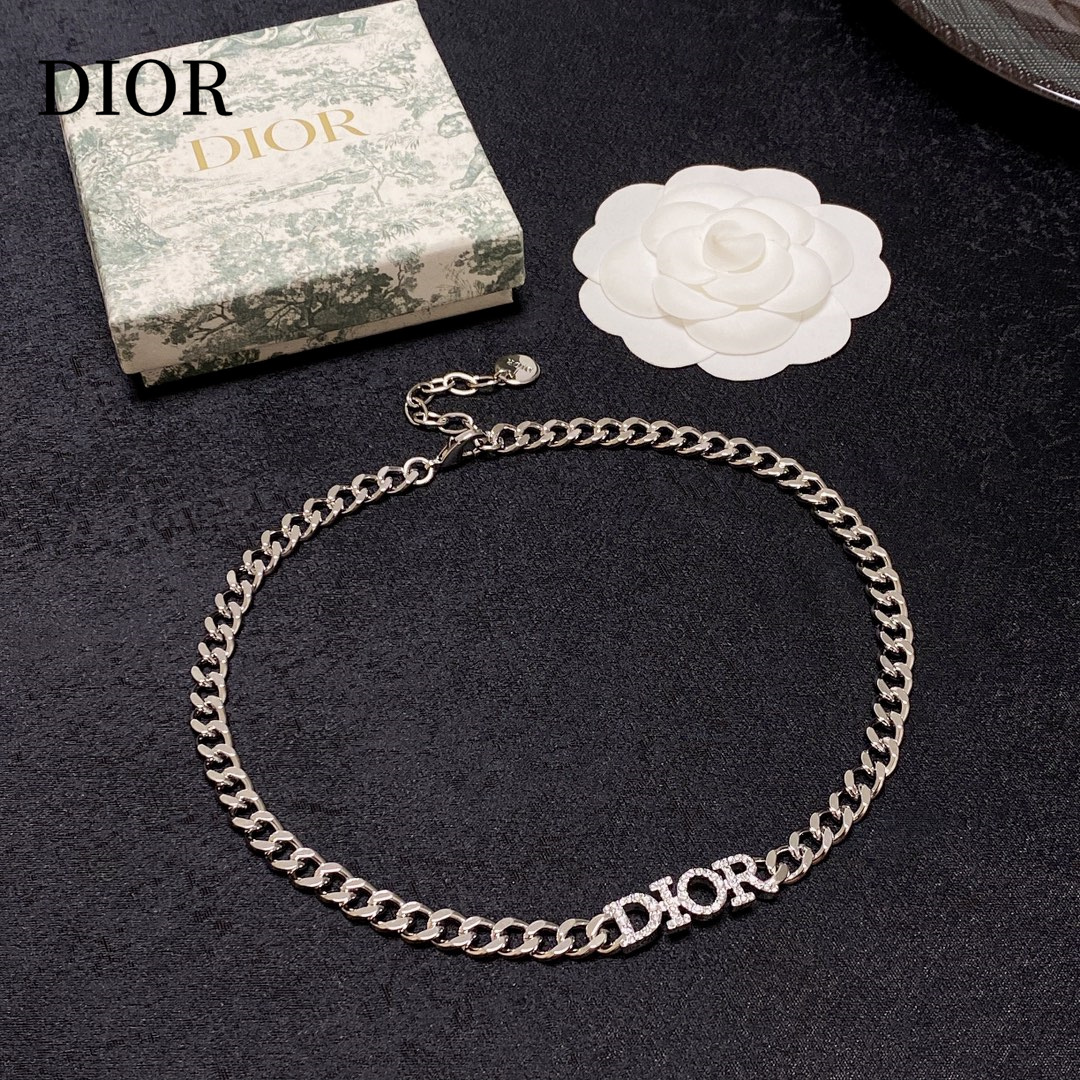 【2026】【DIOR】ネックレス、新しいネックレス万能シンプルファッションオーナメント-BRAND OFF