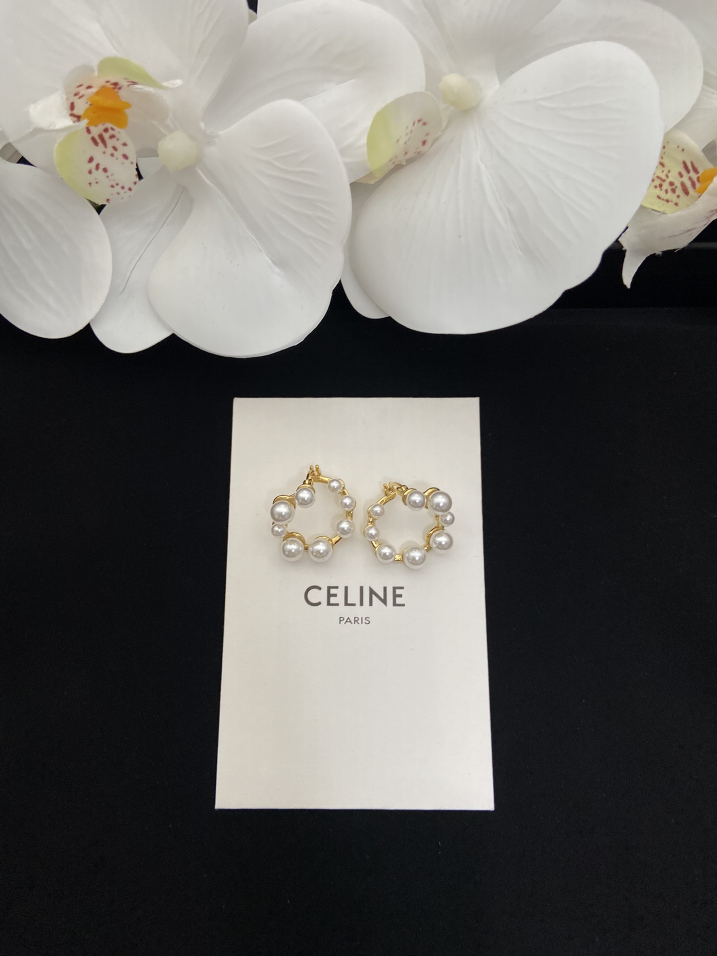 【CELINE】 セリーヌ   ファッションスタイルのイヤリング-BRAND OFF