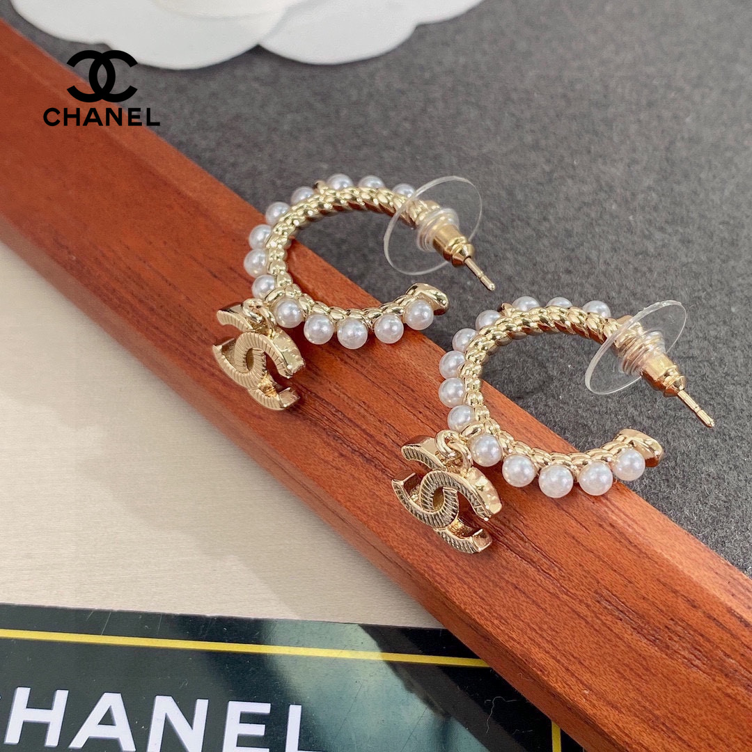 【CHANEL 】 シャネル   ファッションスタイルのイヤリング-BRAND OFF