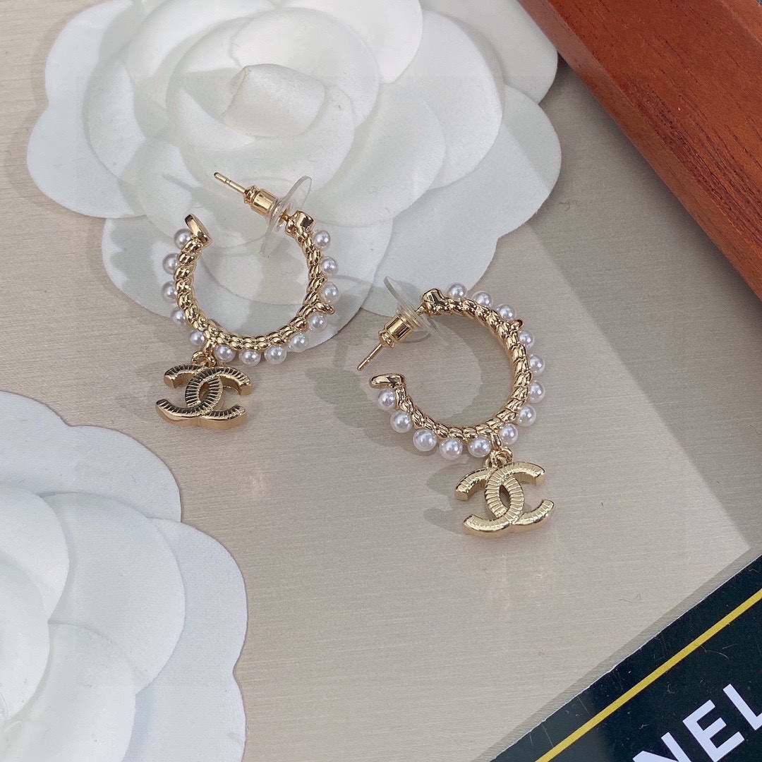 【CHANEL 】 シャネル   ファッションスタイルのイヤリング-BRAND OFF
