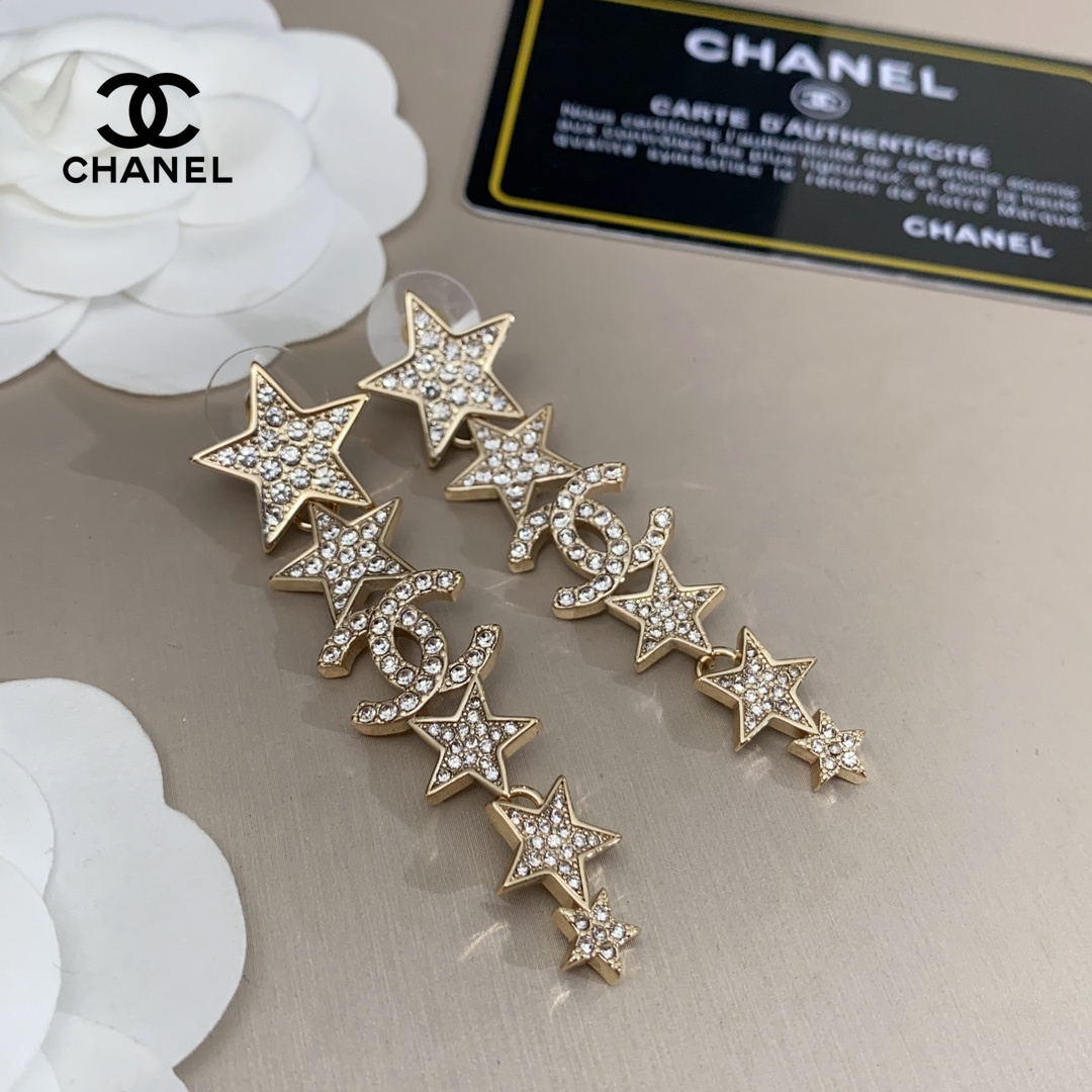 【2026】【CHANEL 】 シャネル   ファッションスタイルのイヤリング-BRAND OFF