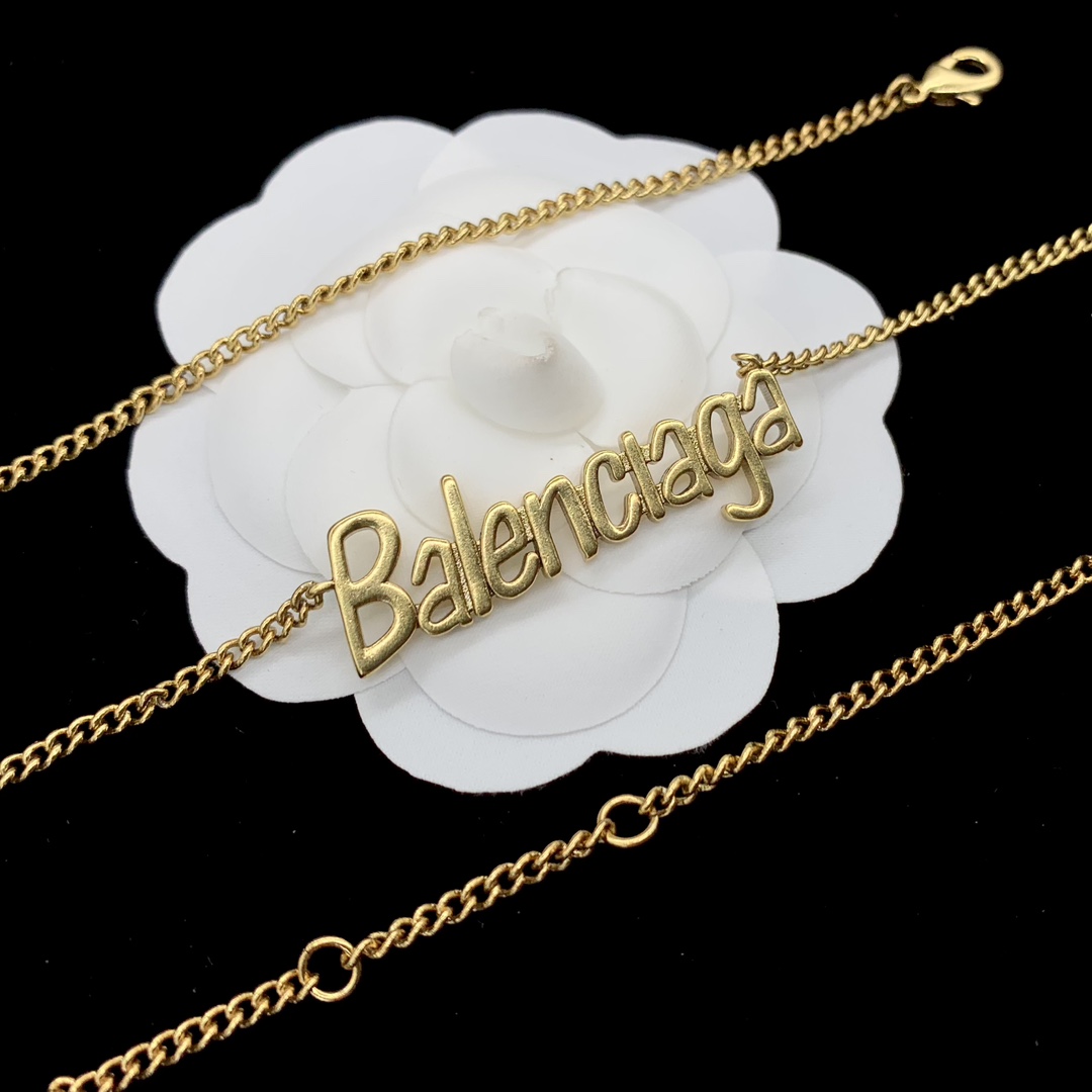 【BALENCIAGA】バレンシアガ 、新しいネックレス万能シンプルファッションオーナメント-BRAND OFF