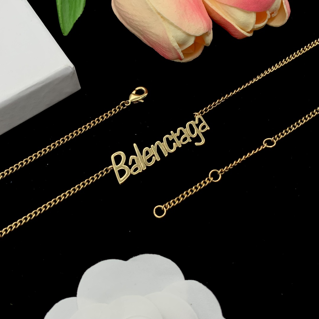 【BALENCIAGA】バレンシアガ 、新しいネックレス万能シンプルファッションオーナメント-BRAND OFF
