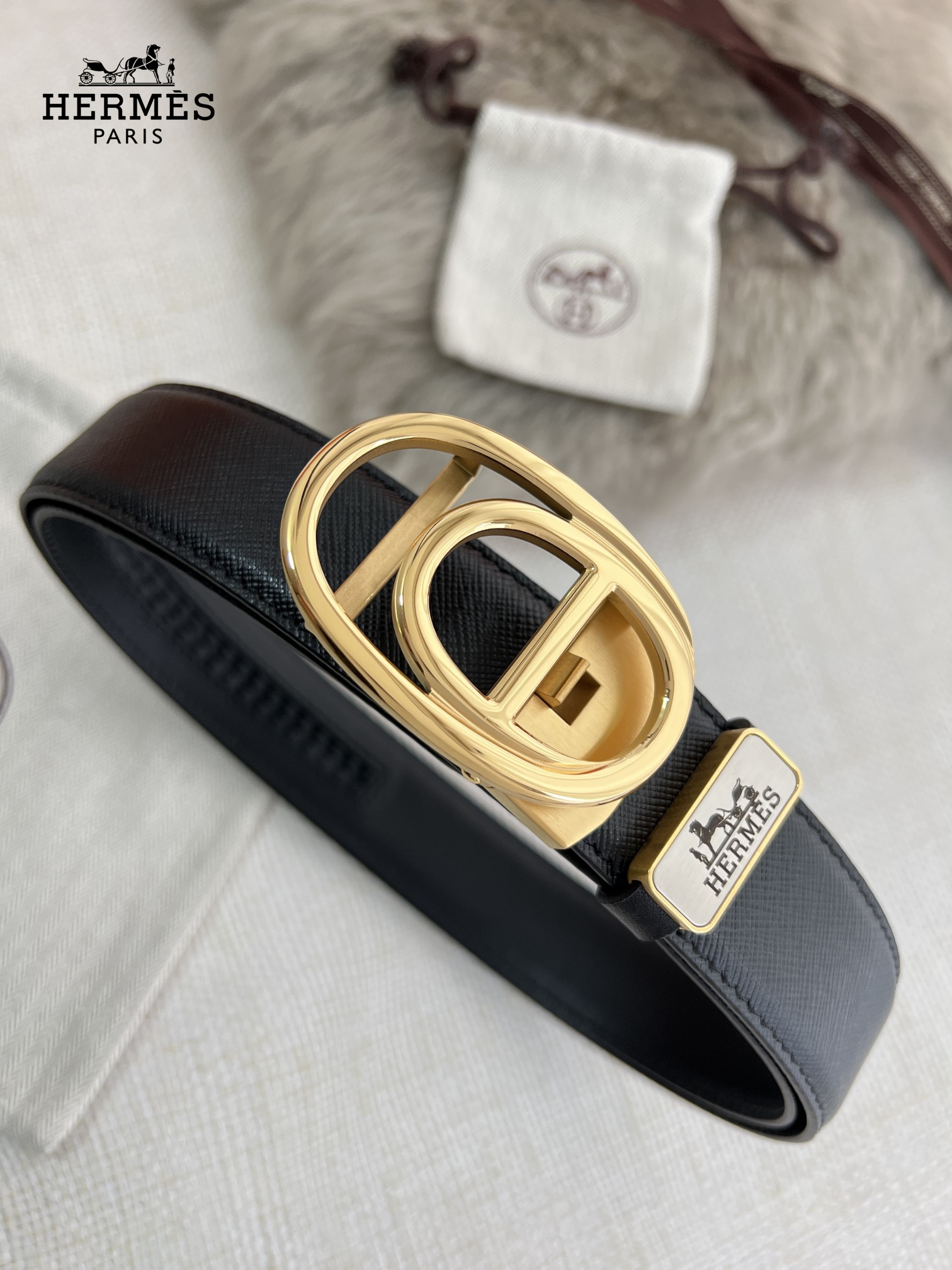 【Hermès】(エルメス) 3.5cmベルト メンズ 24706-BRAND OFF