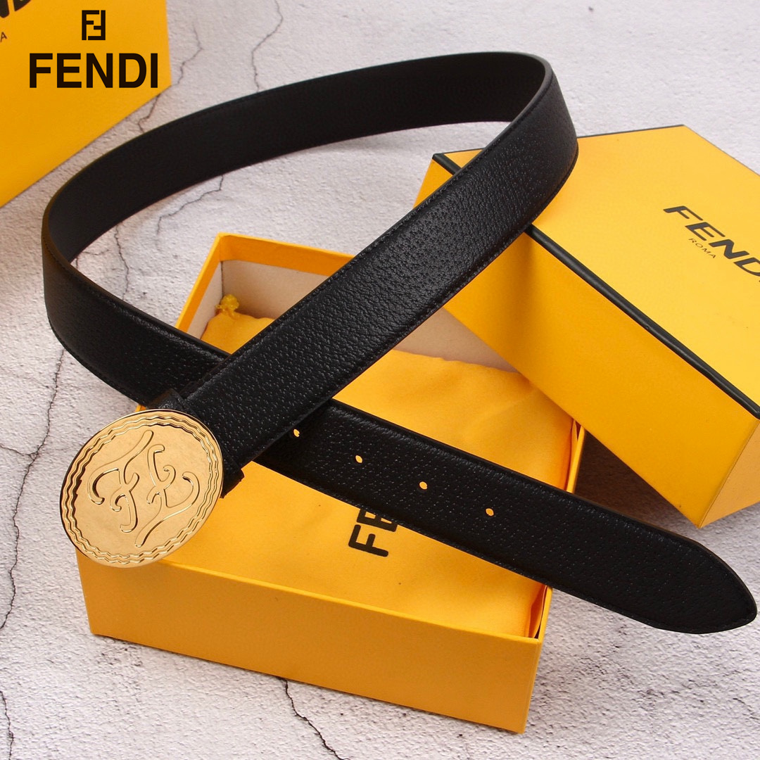 【FENDI】(フェンディ) 3.5cm   ベルト メンズ-BRAND OFF