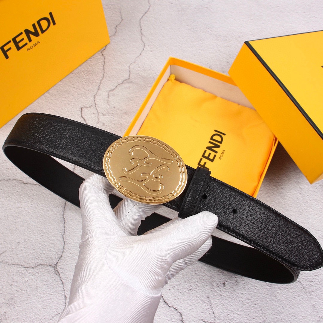 【FENDI】(フェンディ) 3.5cm   ベルト メンズ-BRAND OFF