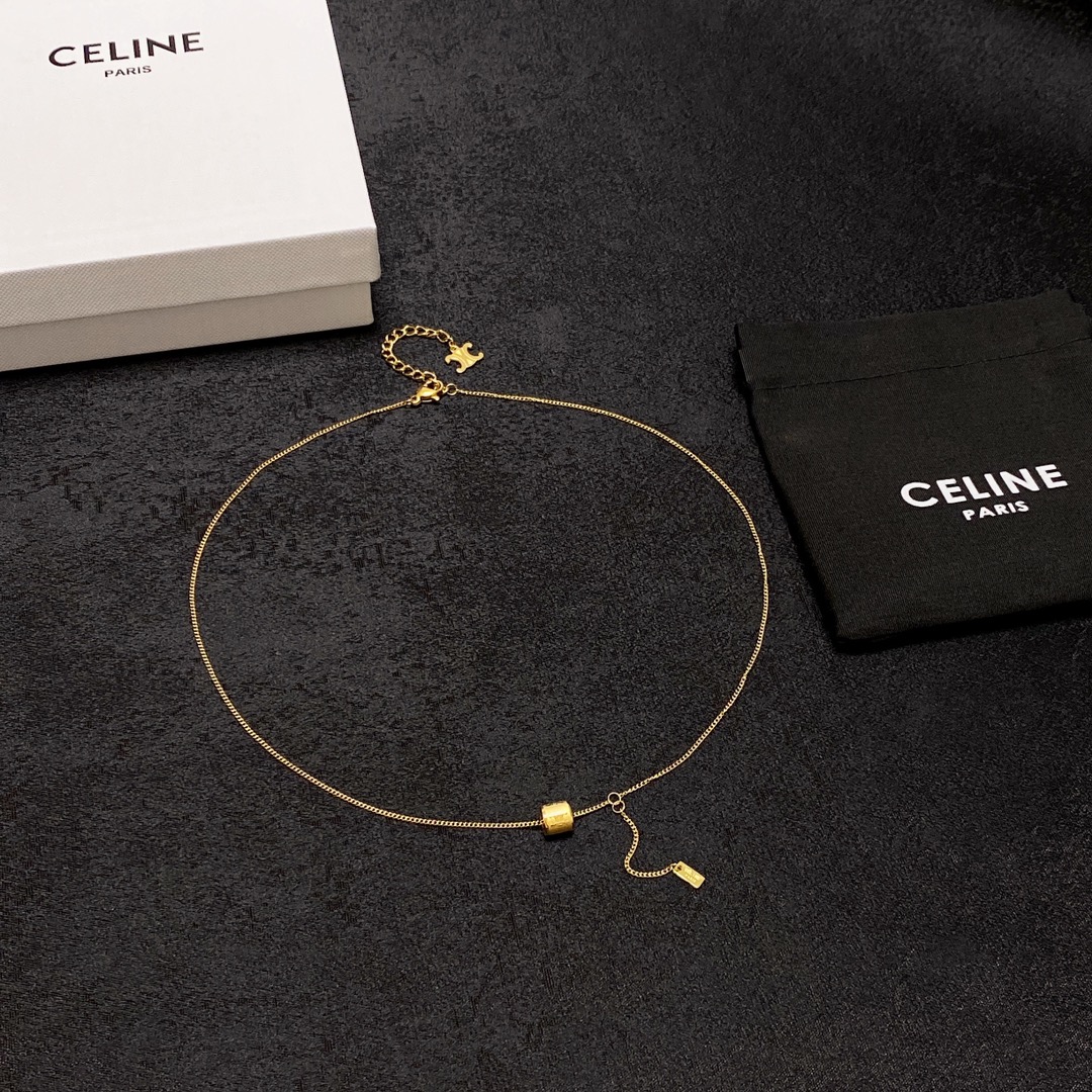 【CELINE】ネックレス、新しいネックレス万能シンプルファッションオーナメント-BRAND OFF