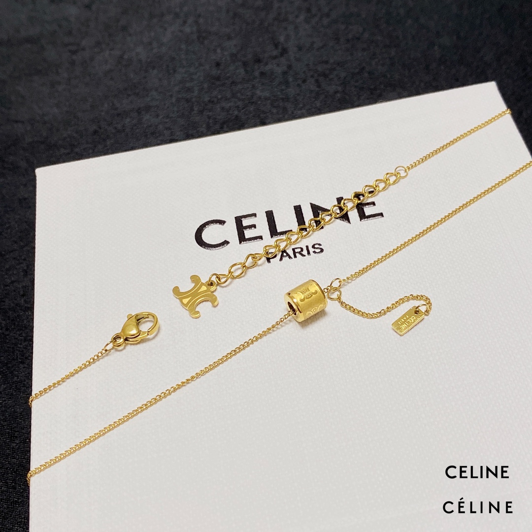 【CELINE】ネックレス、新しいネックレス万能シンプルファッションオーナメント-BRAND OFF