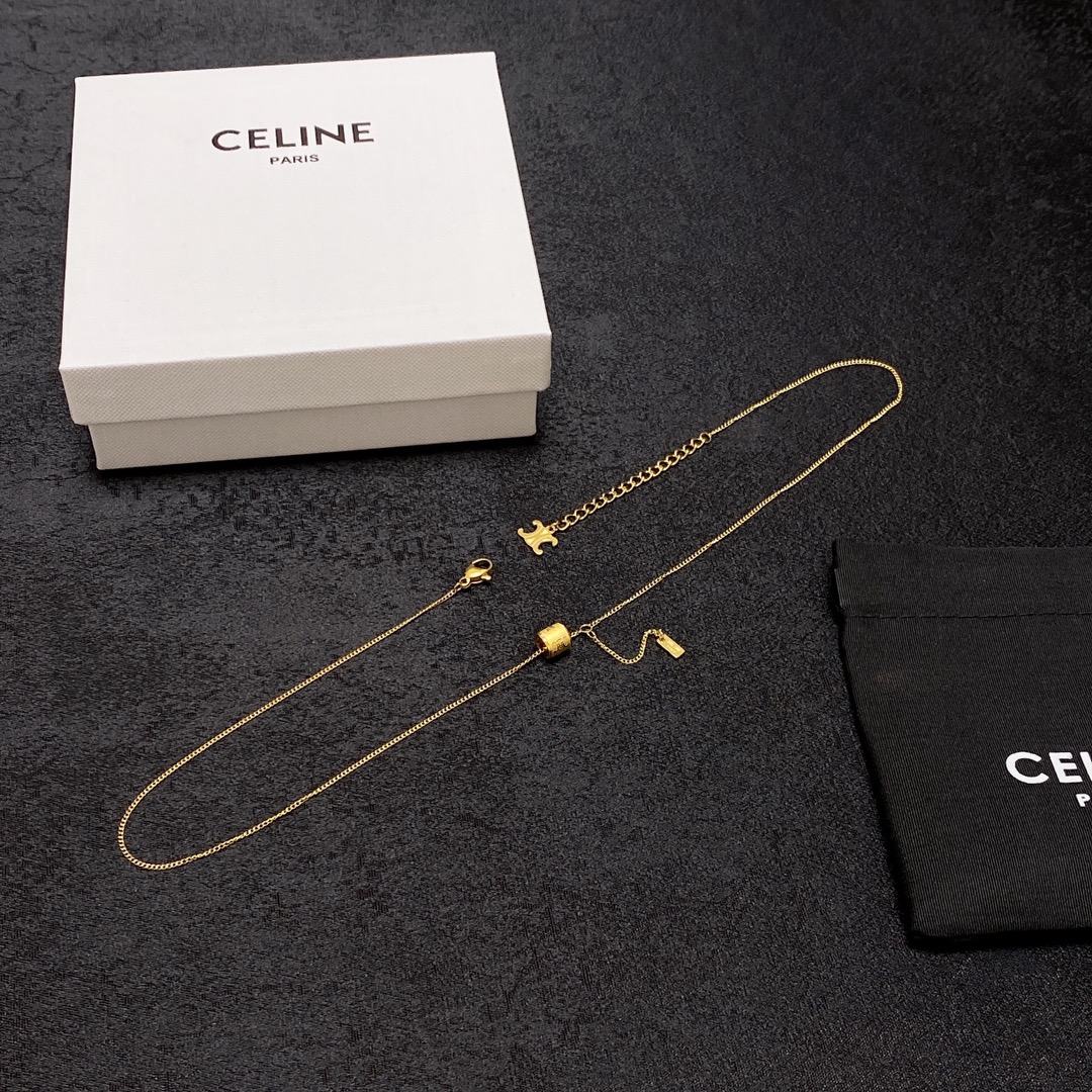 【CELINE】ネックレス、新しいネックレス万能シンプルファッションオーナメント-BRAND OFF