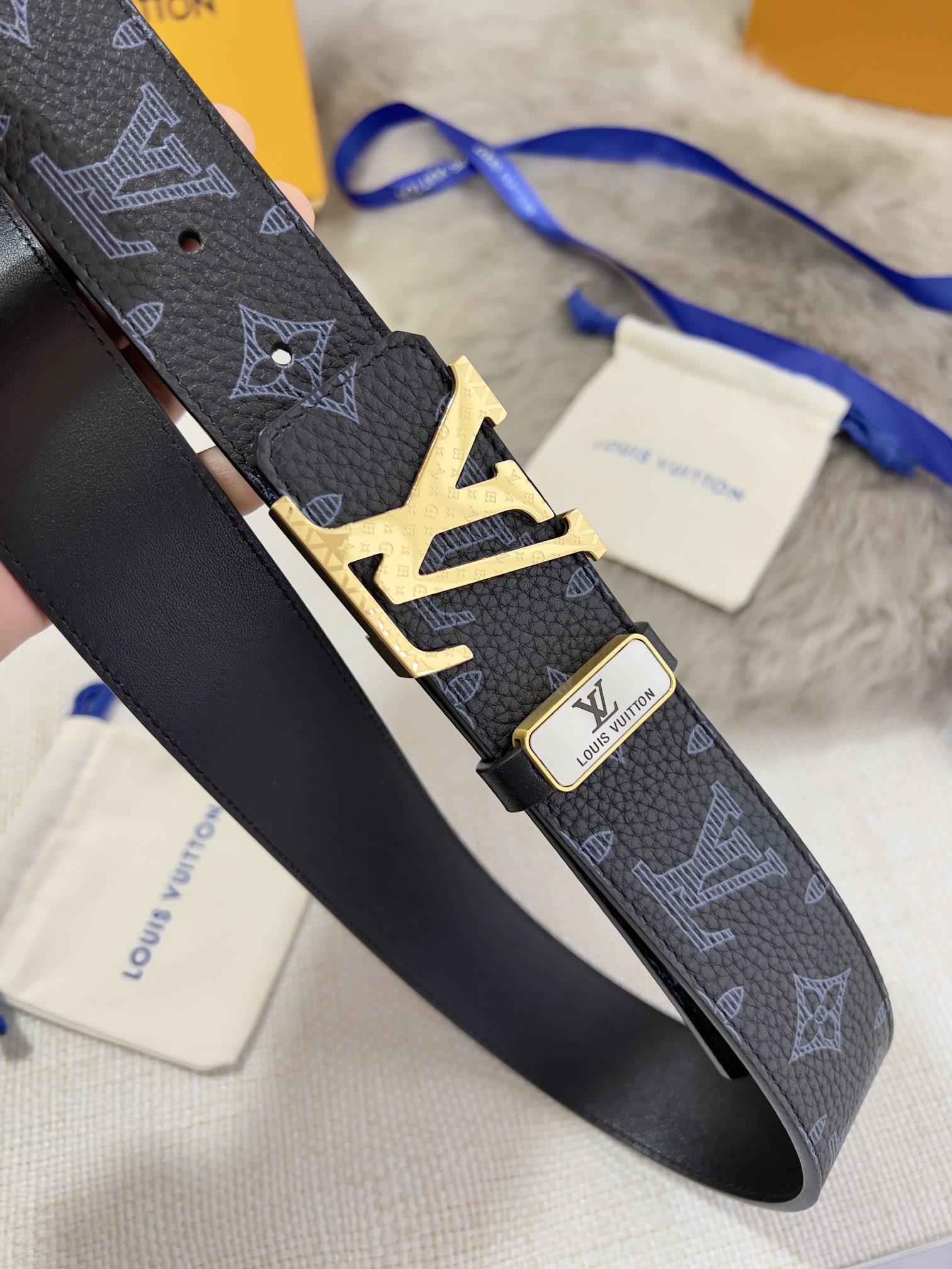 【2026】【LOUIS VUITTON】(ルイヴィトン) 3.8cmベルト メンズ-BRAND OFF