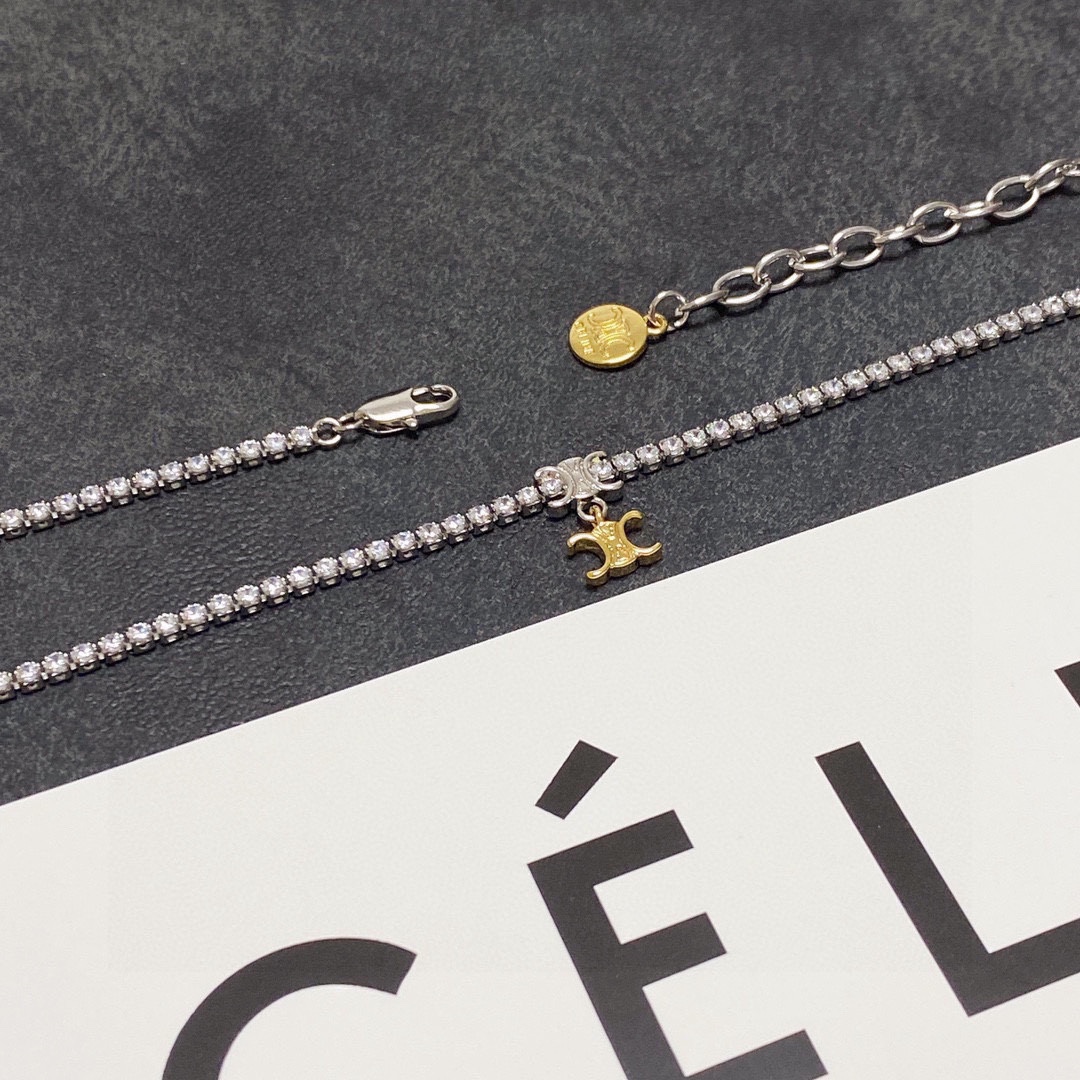 【CELINE】ネックレス、新しいネックレス万能シンプルファッションオーナメント-BRAND OFF