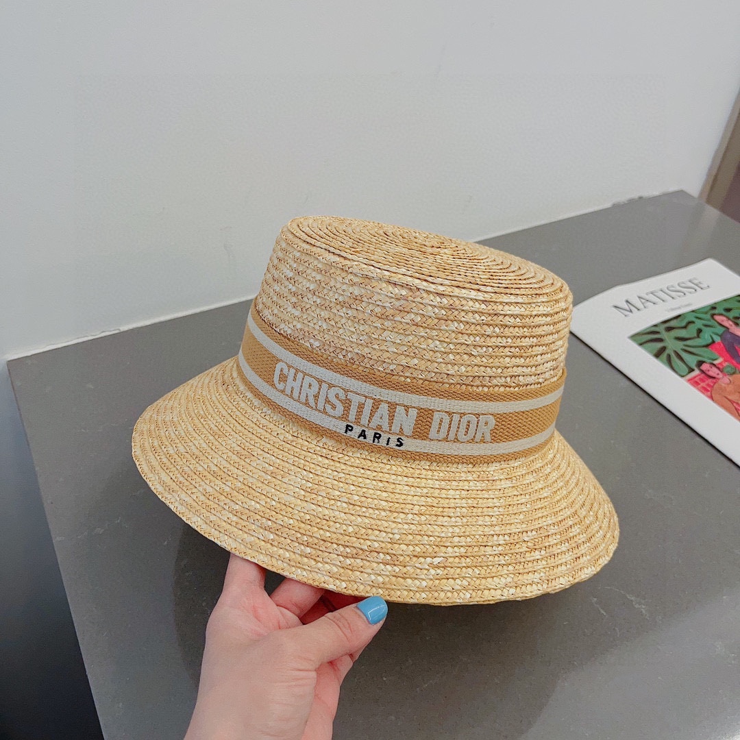 【2026】【DIOR   ディオール】【数量限定】 麦わら帽子-BRAND OFF