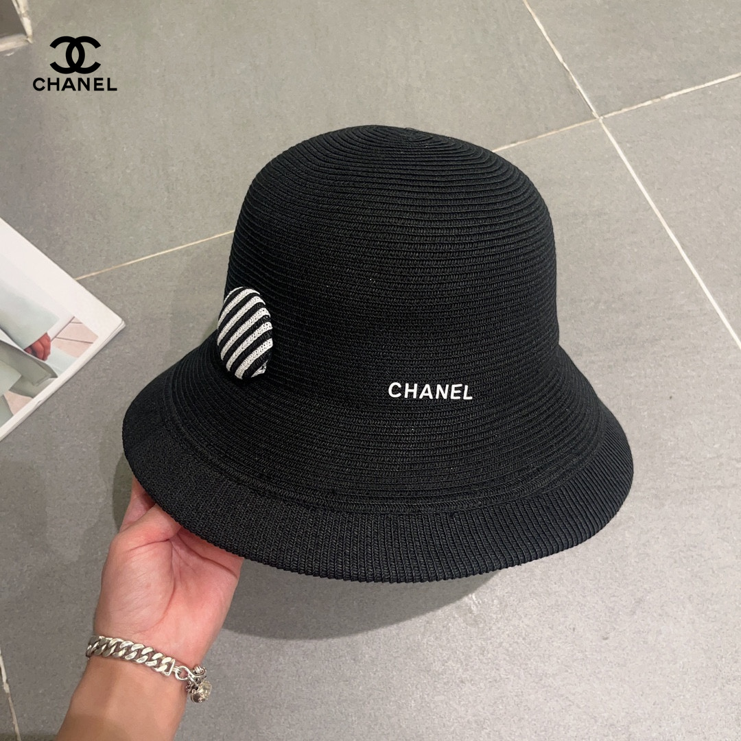 【CHANEL  シャネル】【数量限定】 麦わら帽子-BRAND OFF