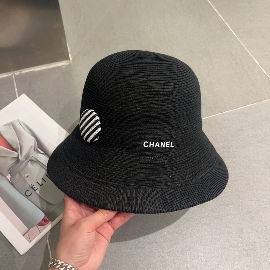 【CHANEL  シャネル】【数量限定】 麦わら帽子-BRAND OFF
