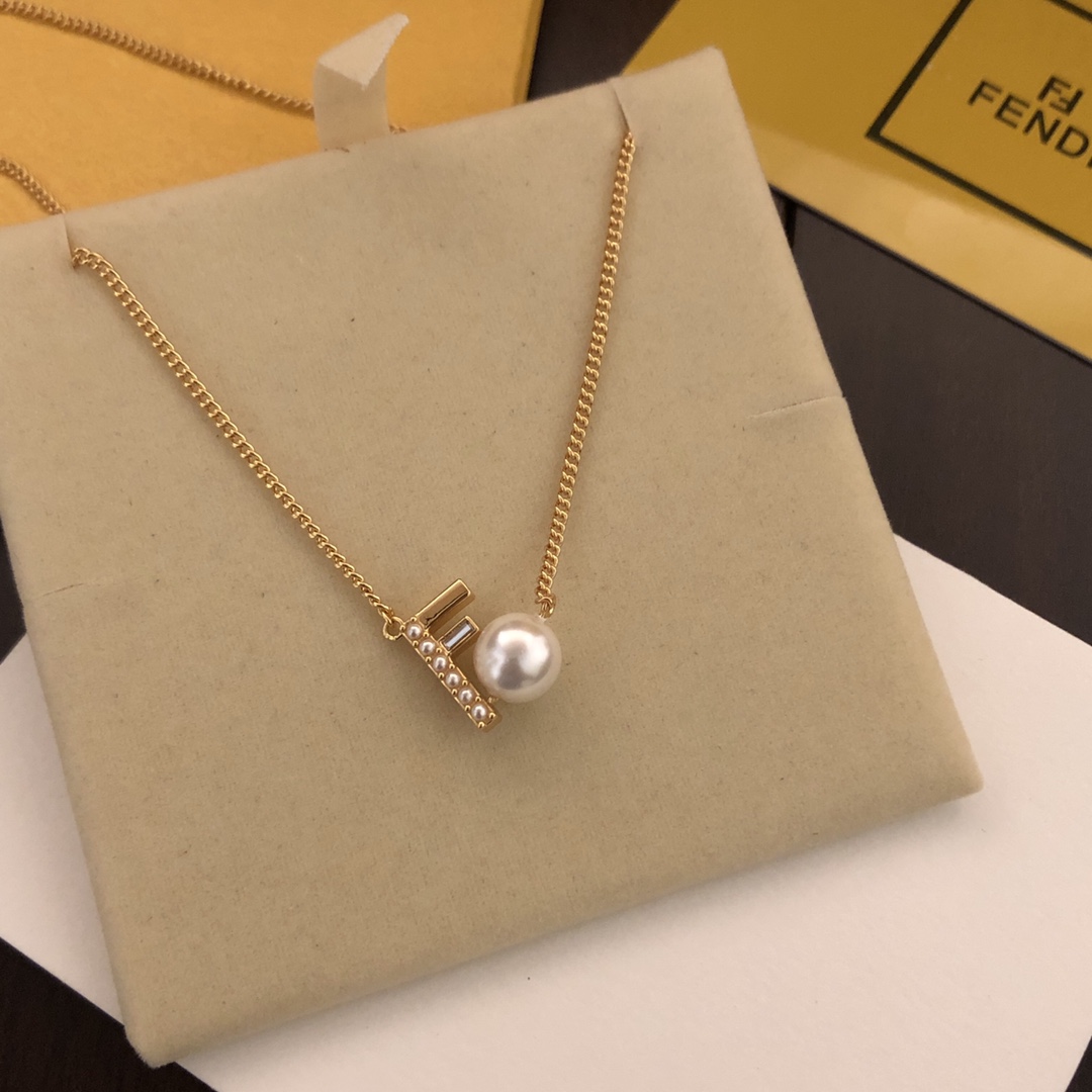 【FENDI】ネックレス、新しいネックレス万能シンプルファッションオーナメント-BRAND OFF
