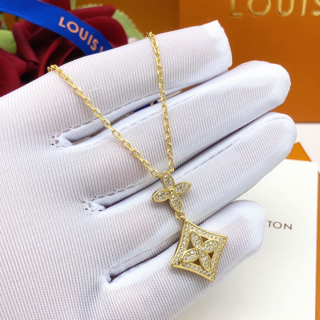 【2026】【LOUIS VUITTON】ネックレス、新しいネックレス万能シンプルファッションオーナメント-BRAND OFF