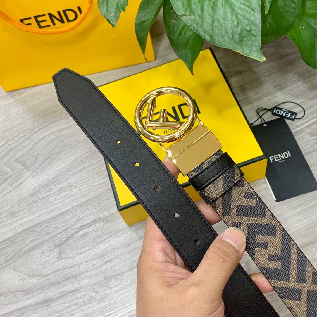 【FENDI】(フェンディ) 3.5cmベルト メンズ-BRAND OFF