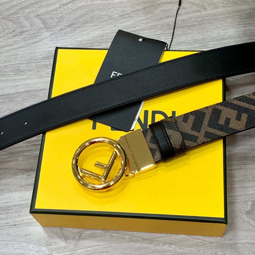 【FENDI】(フェンディ) 3.5cmベルト メンズ-BRAND OFF