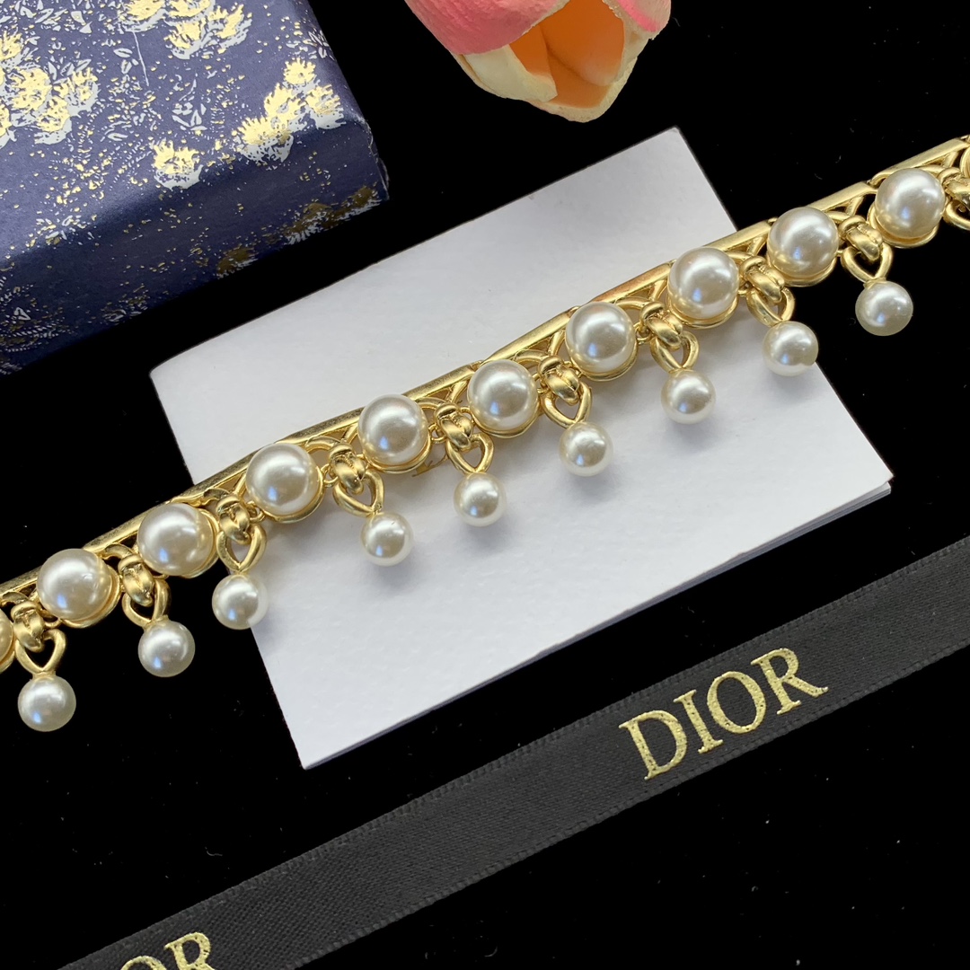 【 DIOR】ネックレス、新しいネックレス万能シンプルファッションオーナメント-BRAND OFF
