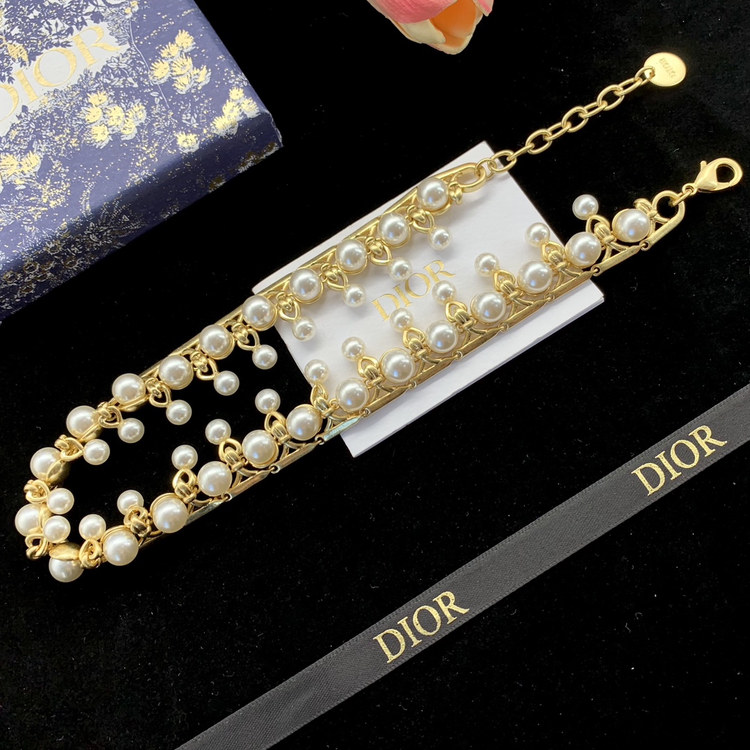 【 DIOR】ネックレス、新しいネックレス万能シンプルファッションオーナメント-BRAND OFF