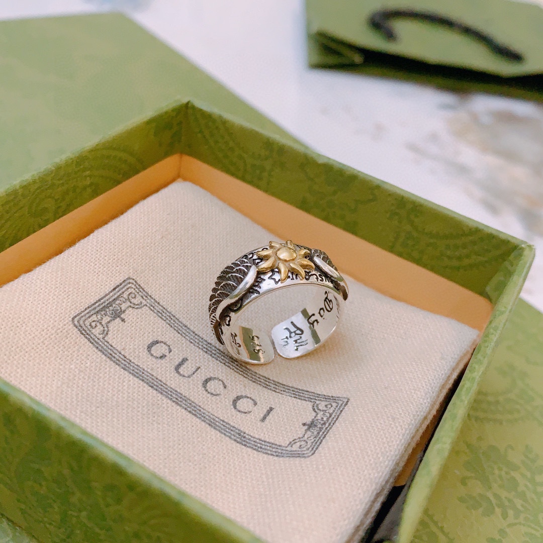 【GUCCI】クッチ  指輪-BRAND OFF