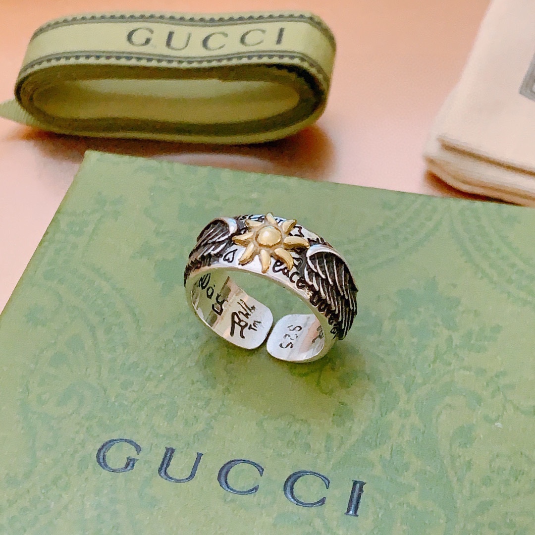 【GUCCI】クッチ  指輪-BRAND OFF