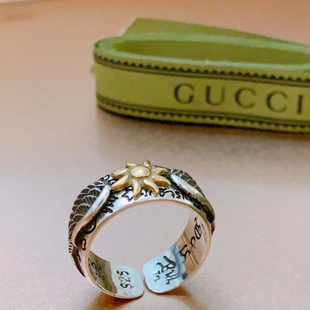 【GUCCI】クッチ  指輪-BRAND OFF