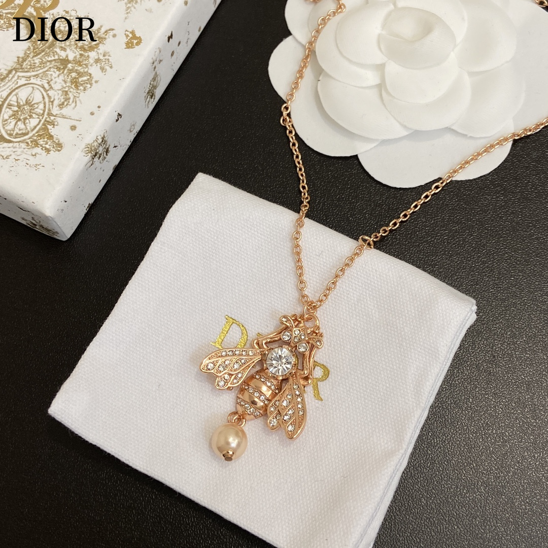 【DIOR】ネックレス、新しいネックレス万能シンプルファッションオーナメント-BRAND OFF