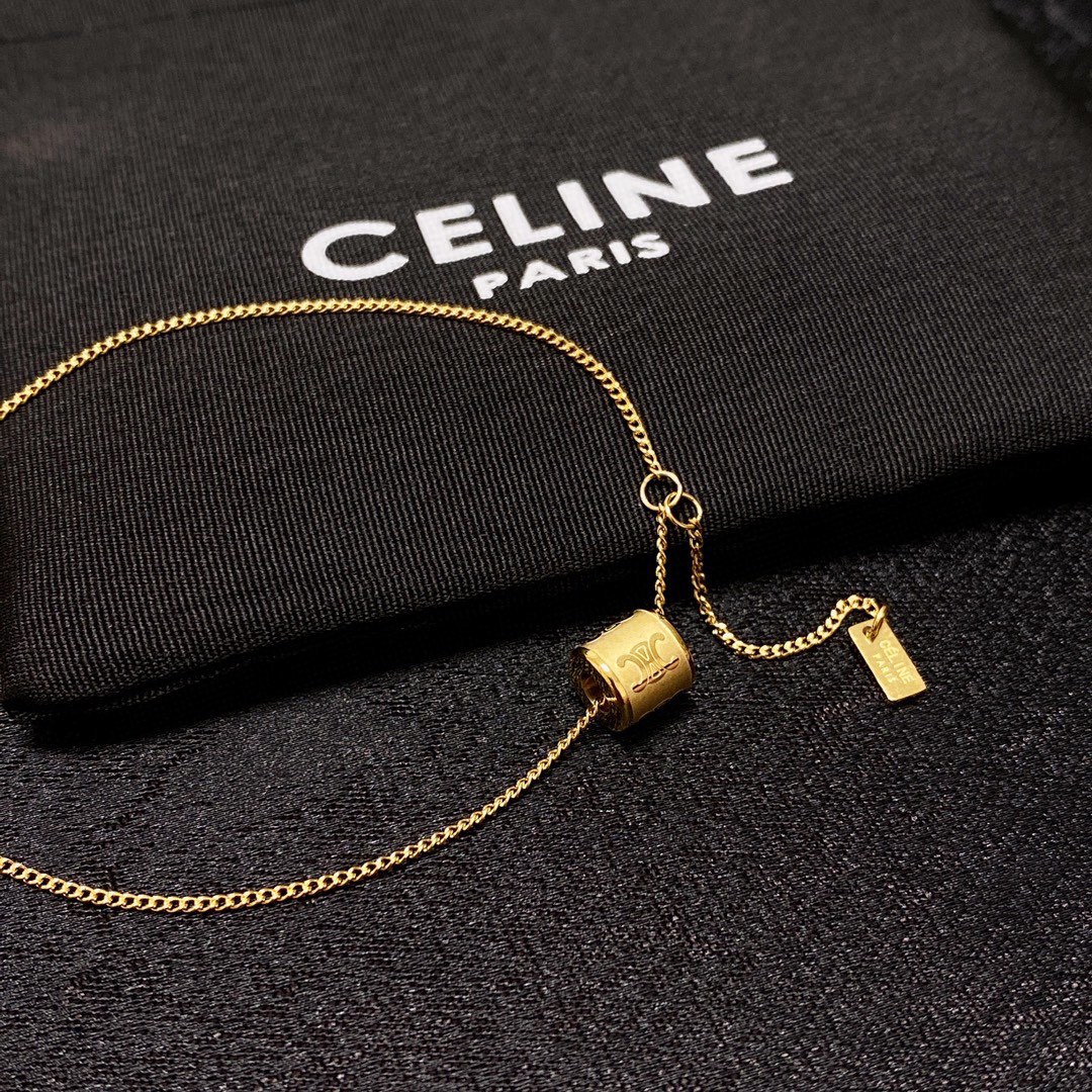 【CELINE】ネックレス、新しいネックレス万能シンプルファッションオーナメント-BRAND OFF