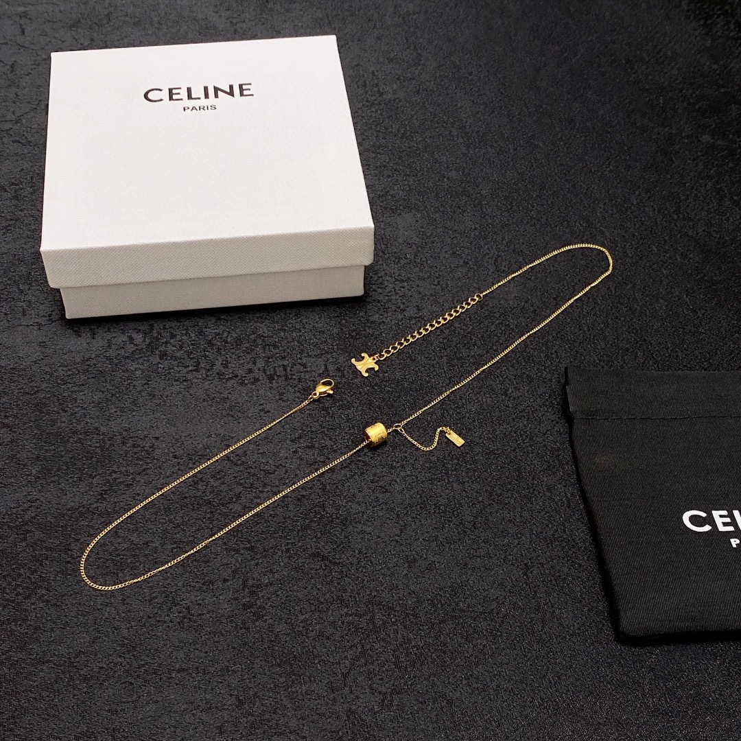 【CELINE】ネックレス、新しいネックレス万能シンプルファッションオーナメント-BRAND OFF