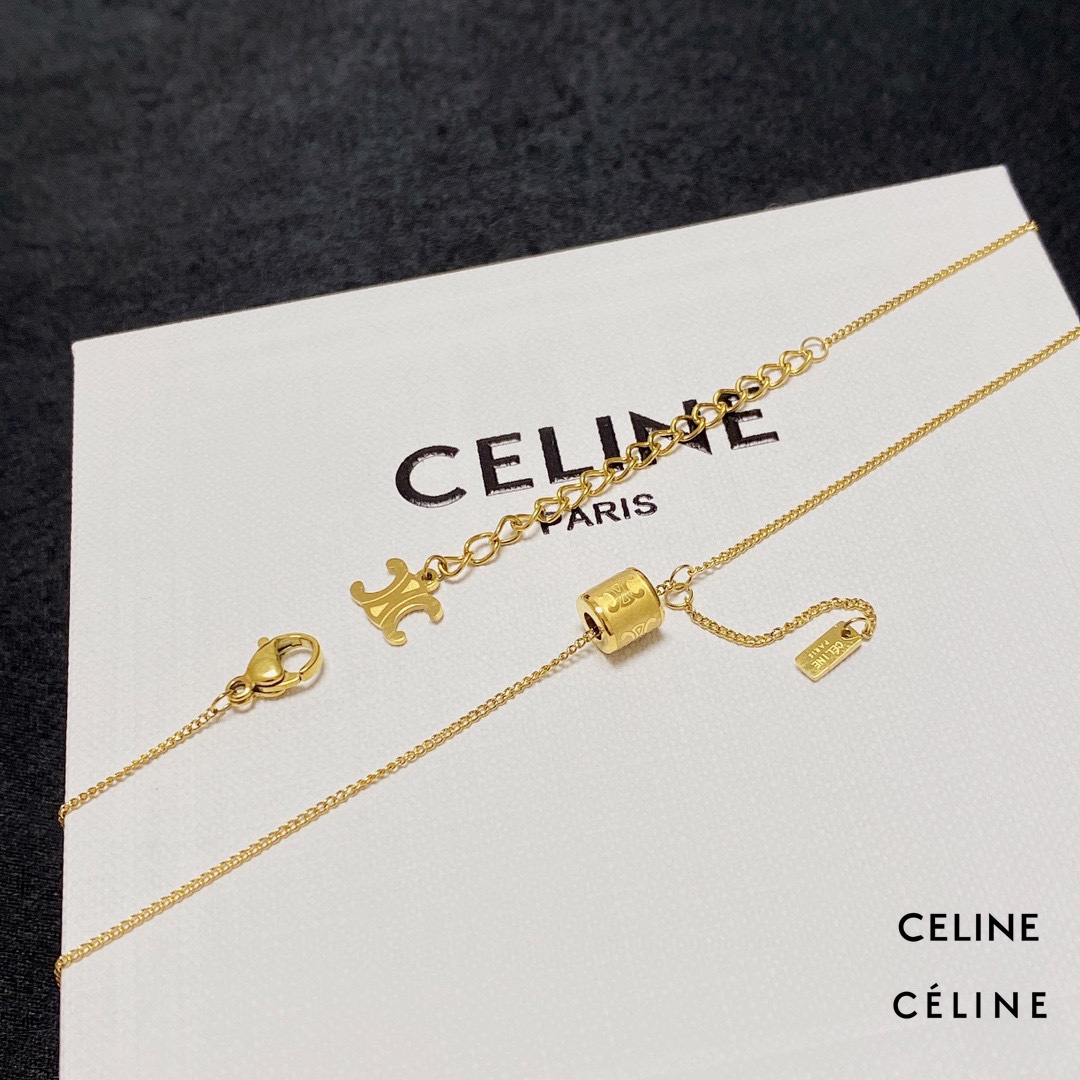 【CELINE】ネックレス、新しいネックレス万能シンプルファッションオーナメント-BRAND OFF